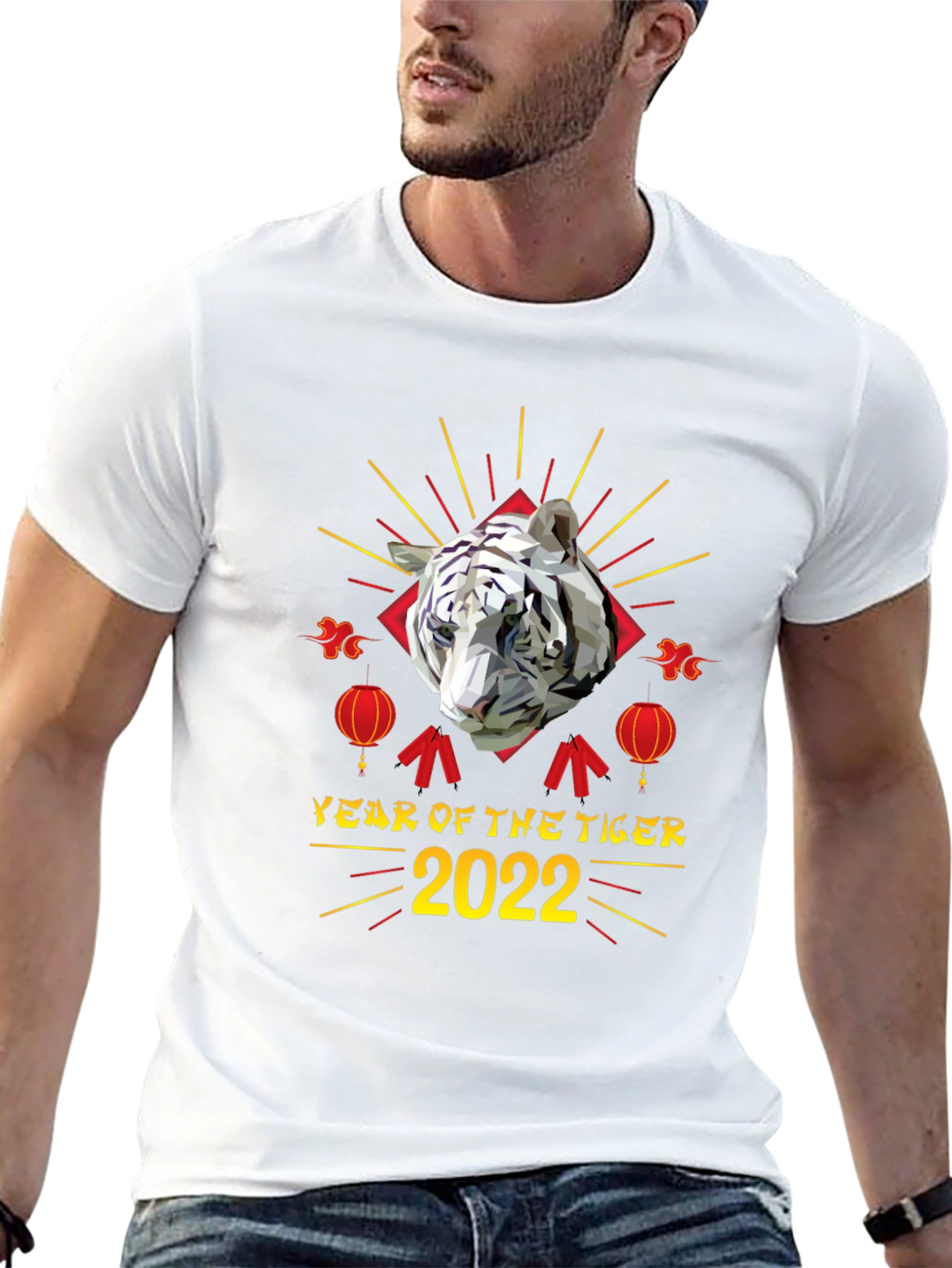 Black Year of the Tiger 2022 Graphic Tee view 13