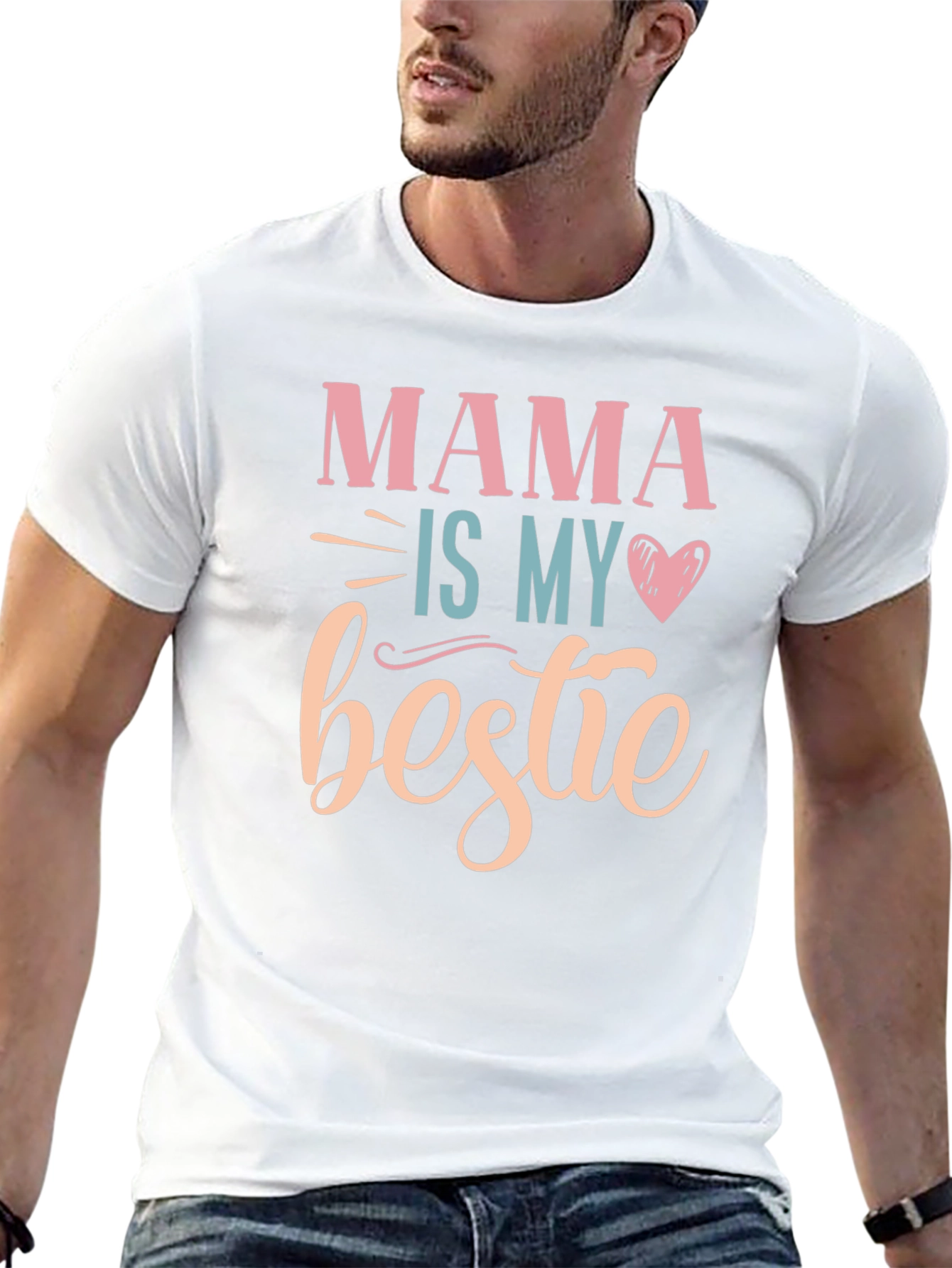 Black Mama Is My Bestie - Graphic T-Shirt view 13