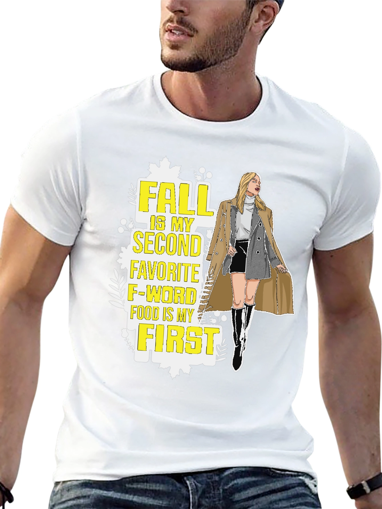 Black Fall Food T-Shirt view 13