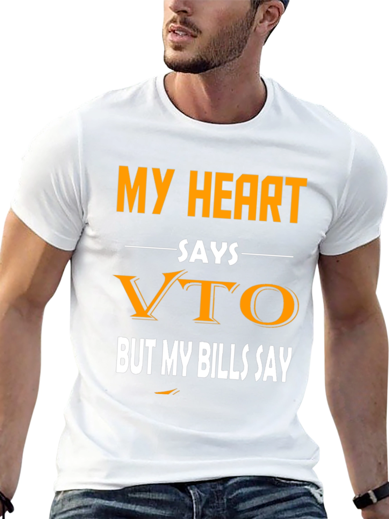 Black Funny VTO Shirt - My Heart Says VTO T-Shirt view 13