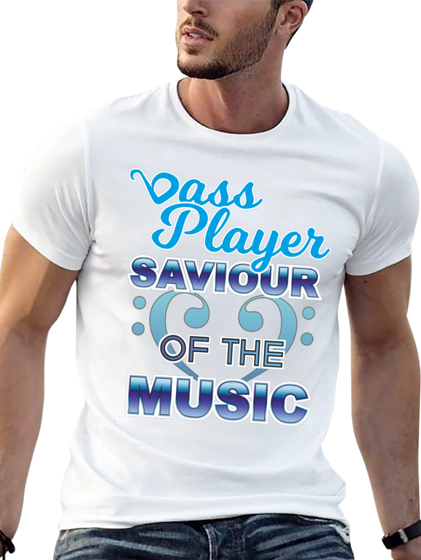 Bass Player Saviour of the Music T-Shirt - 13