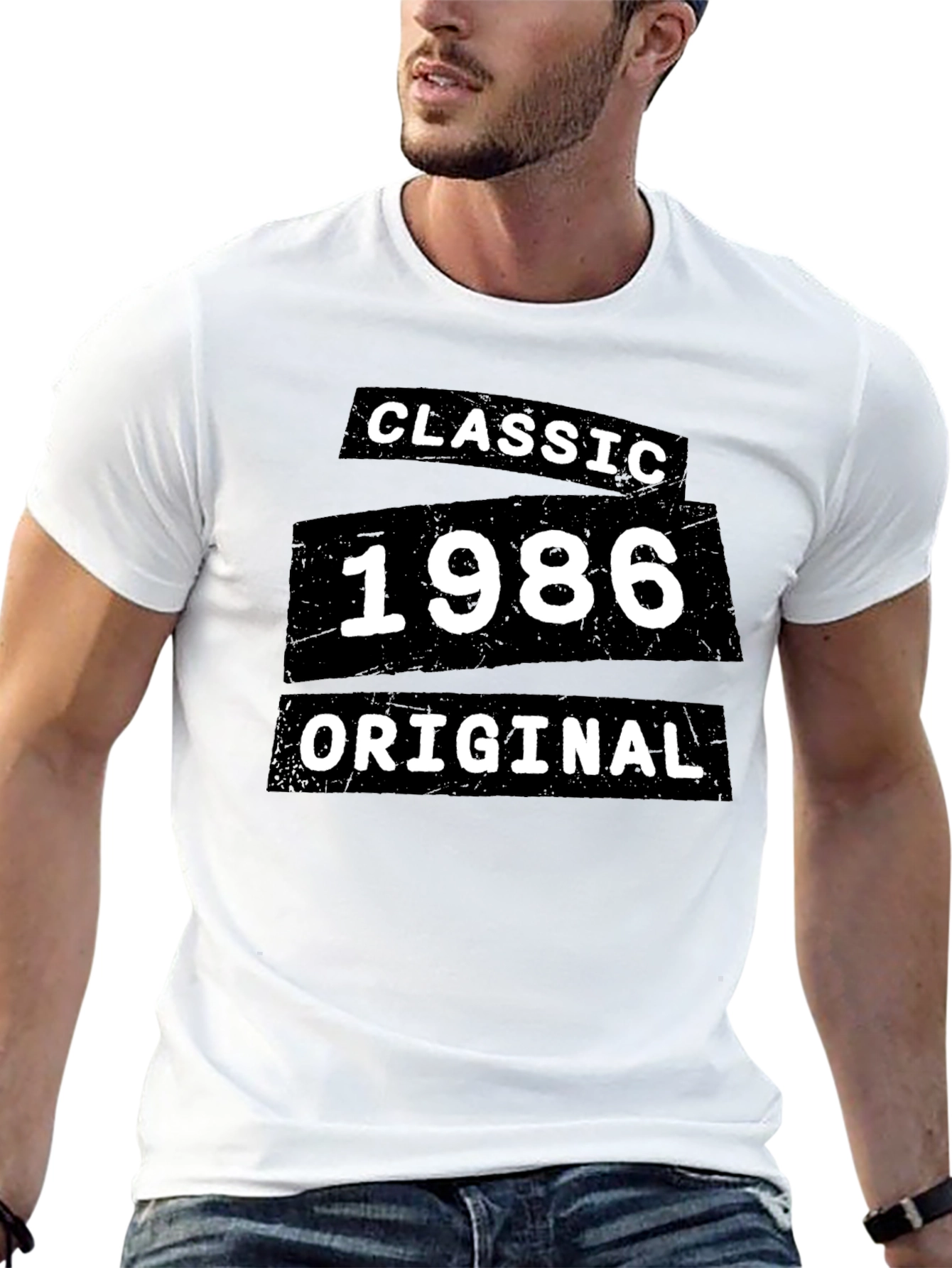 Black Classic 1986 Original Black T-Shirt view 13