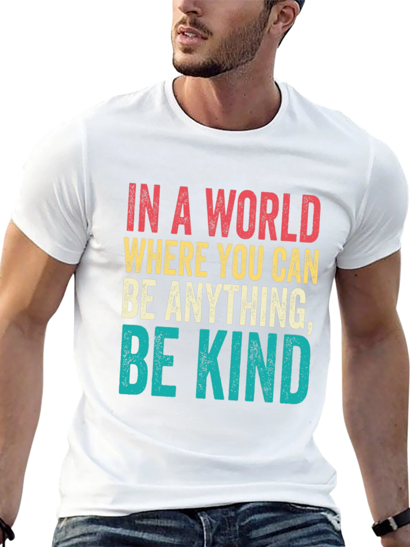 Black Be Kind T-Shirt - Inspirational Graphic Tee view 13