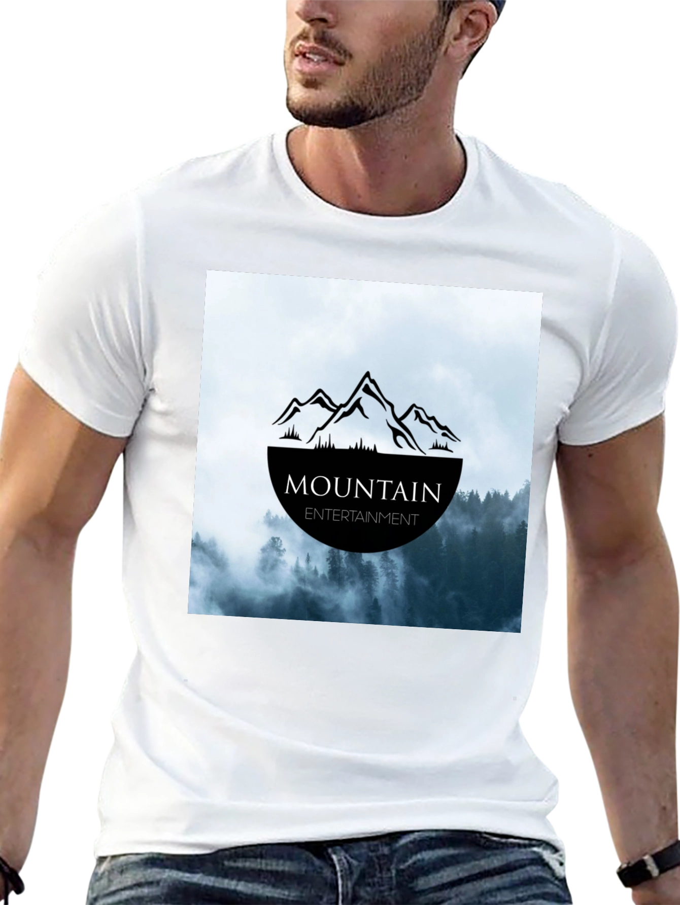 Black Mountain Entertainment Graphic T-Shirt - Classic Black Tee view 13