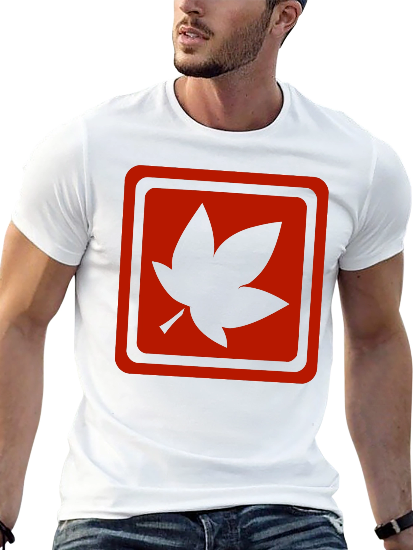 Maple Leaf Graphic T-Shirt - Black - 13