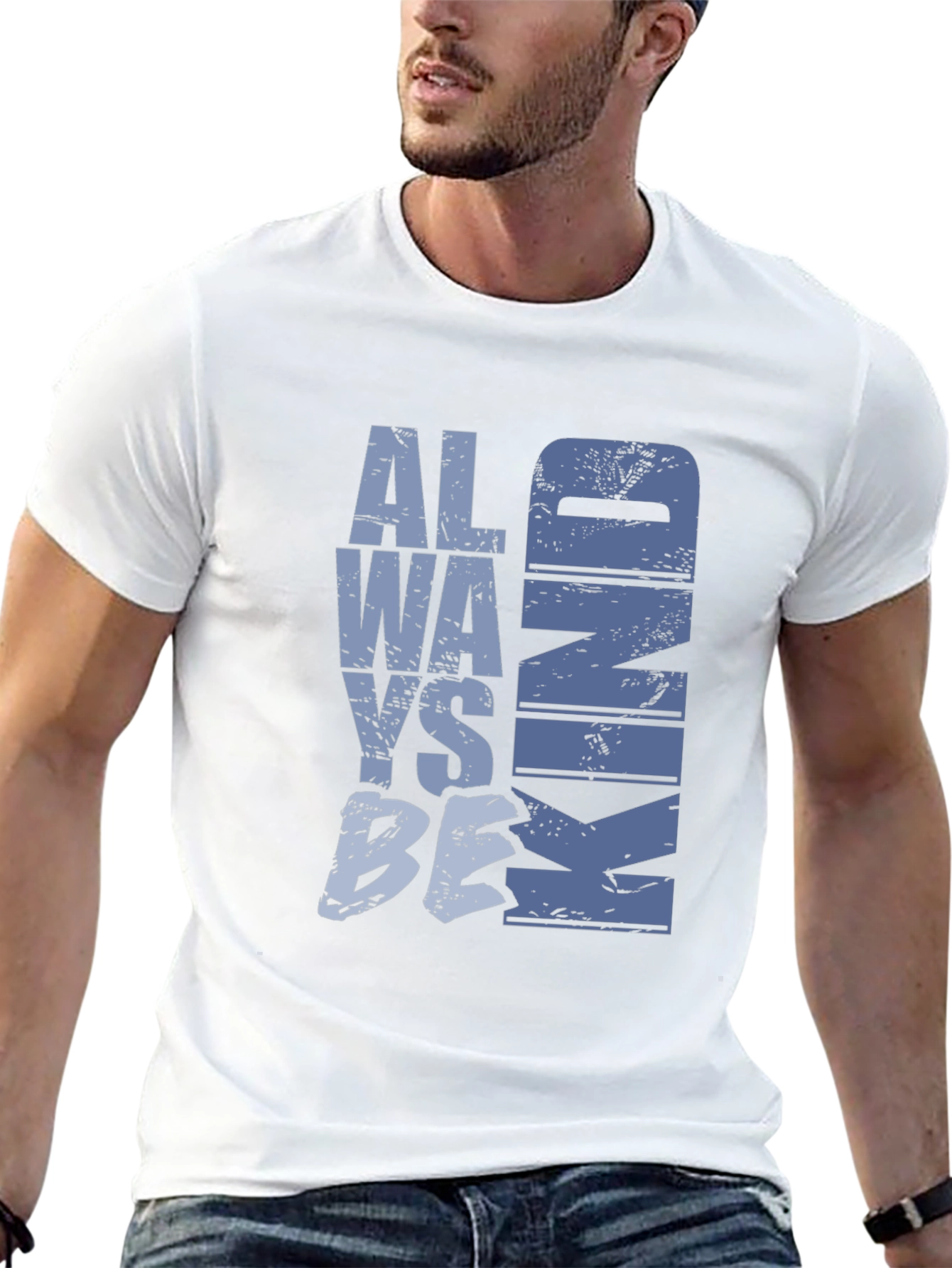 Black Always Be Kind Graphic Tee - Stylish Comfort view 13