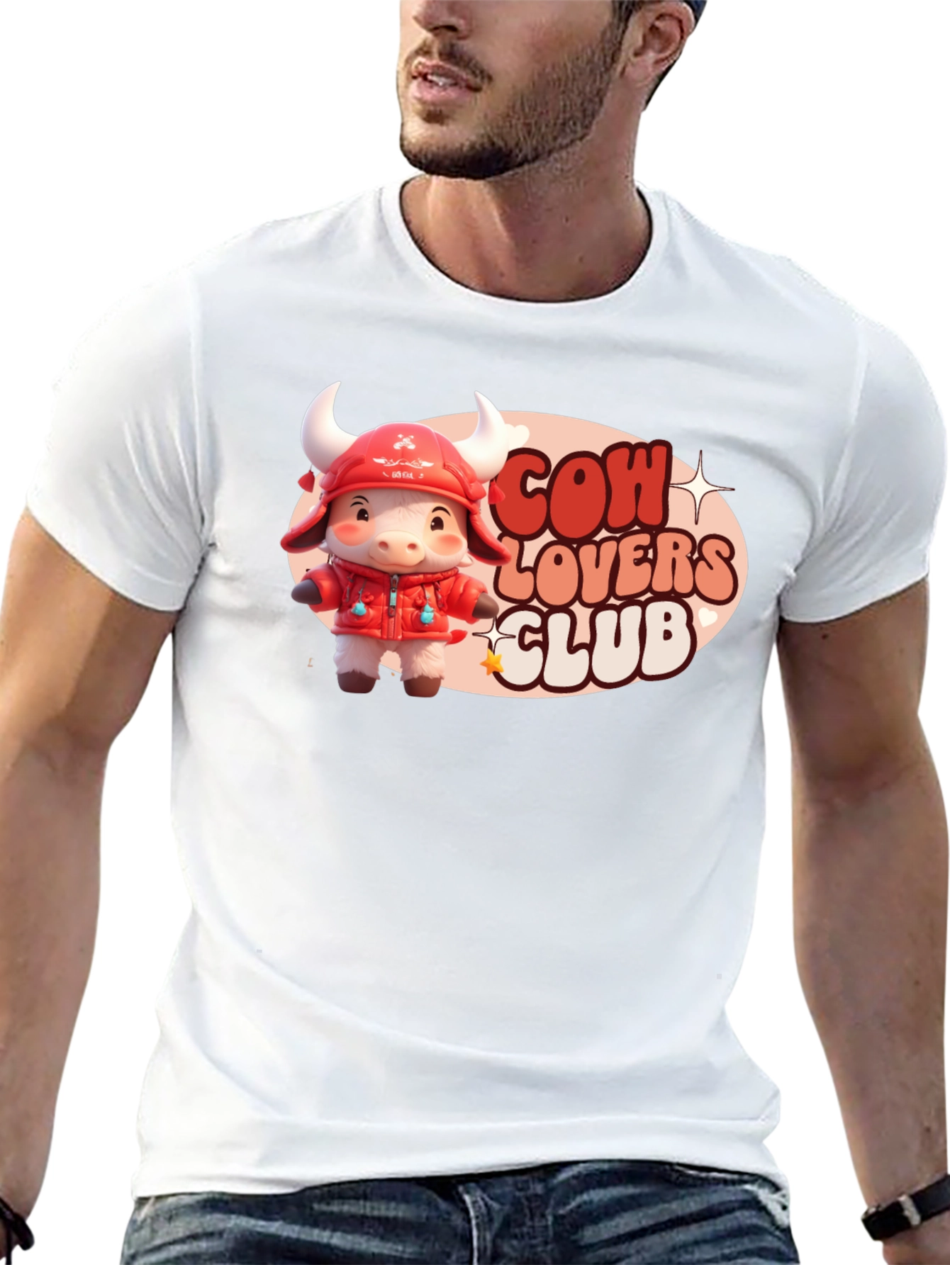 Black Cow Lovers Club Black Graphic Tee view 13