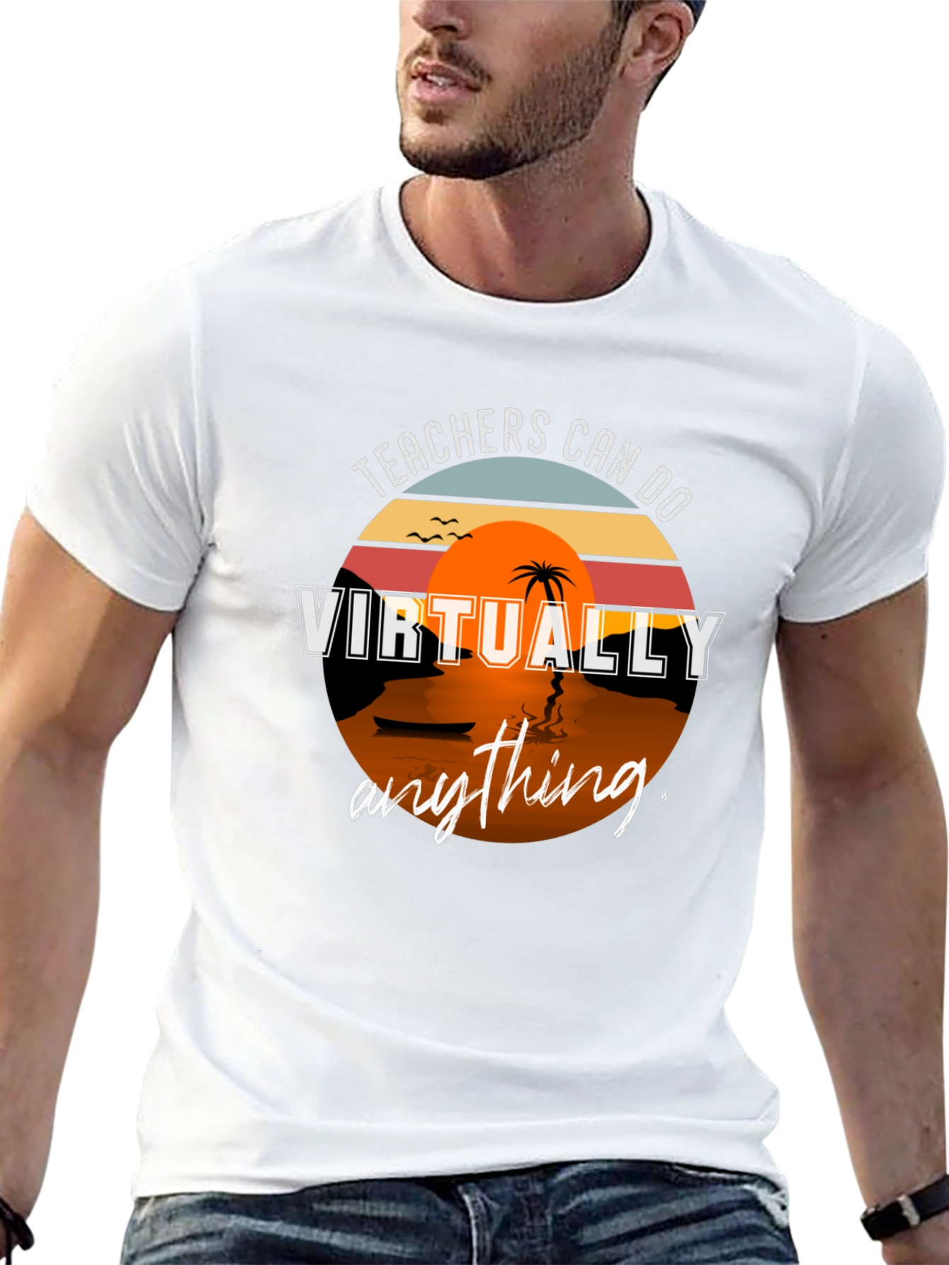 Black Teachers Can Do Virtually Anything T-Shirt view 13