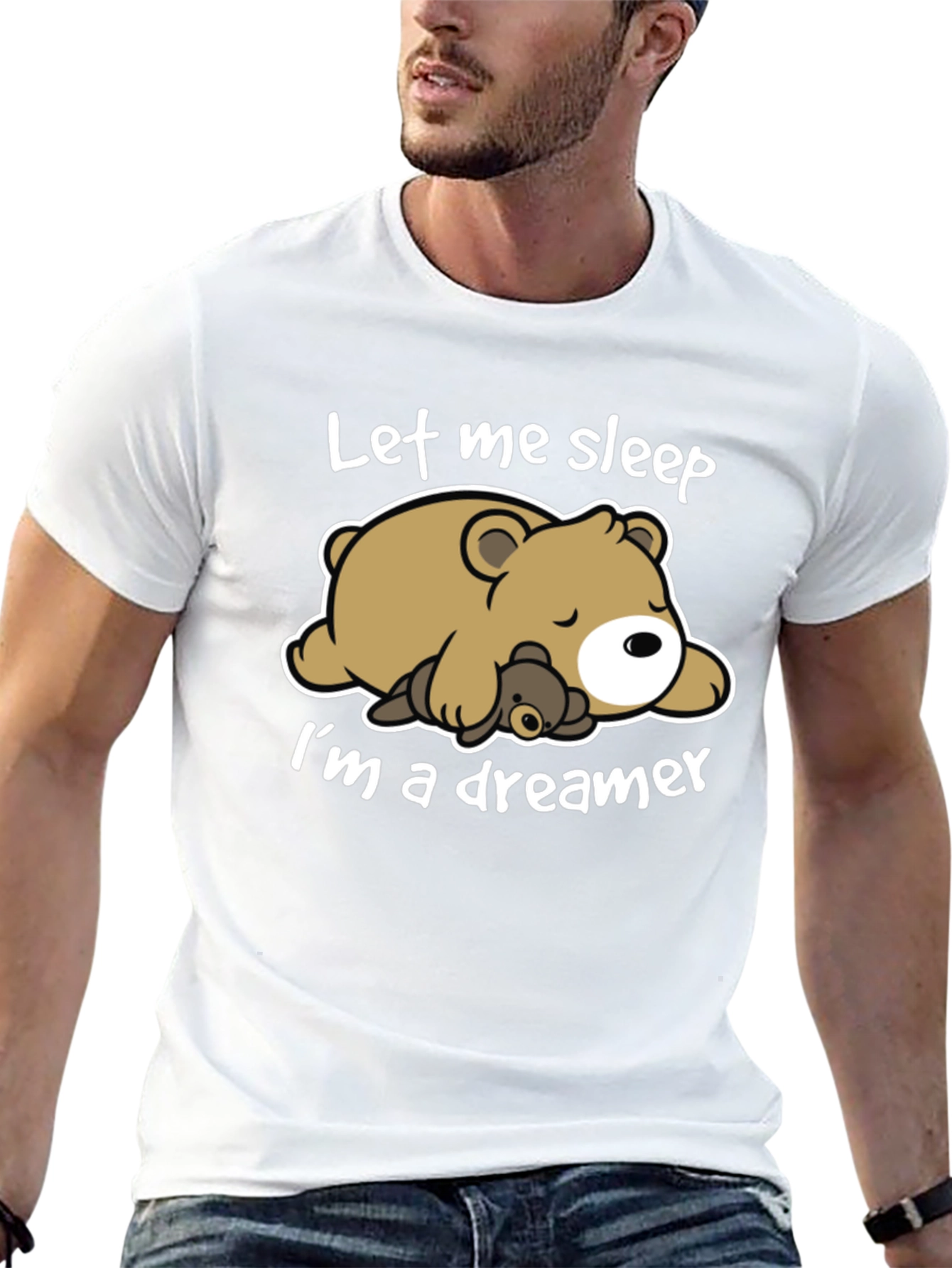 Black Let Me Sleep T-Shirt - Bear Dreamer Tee view 13