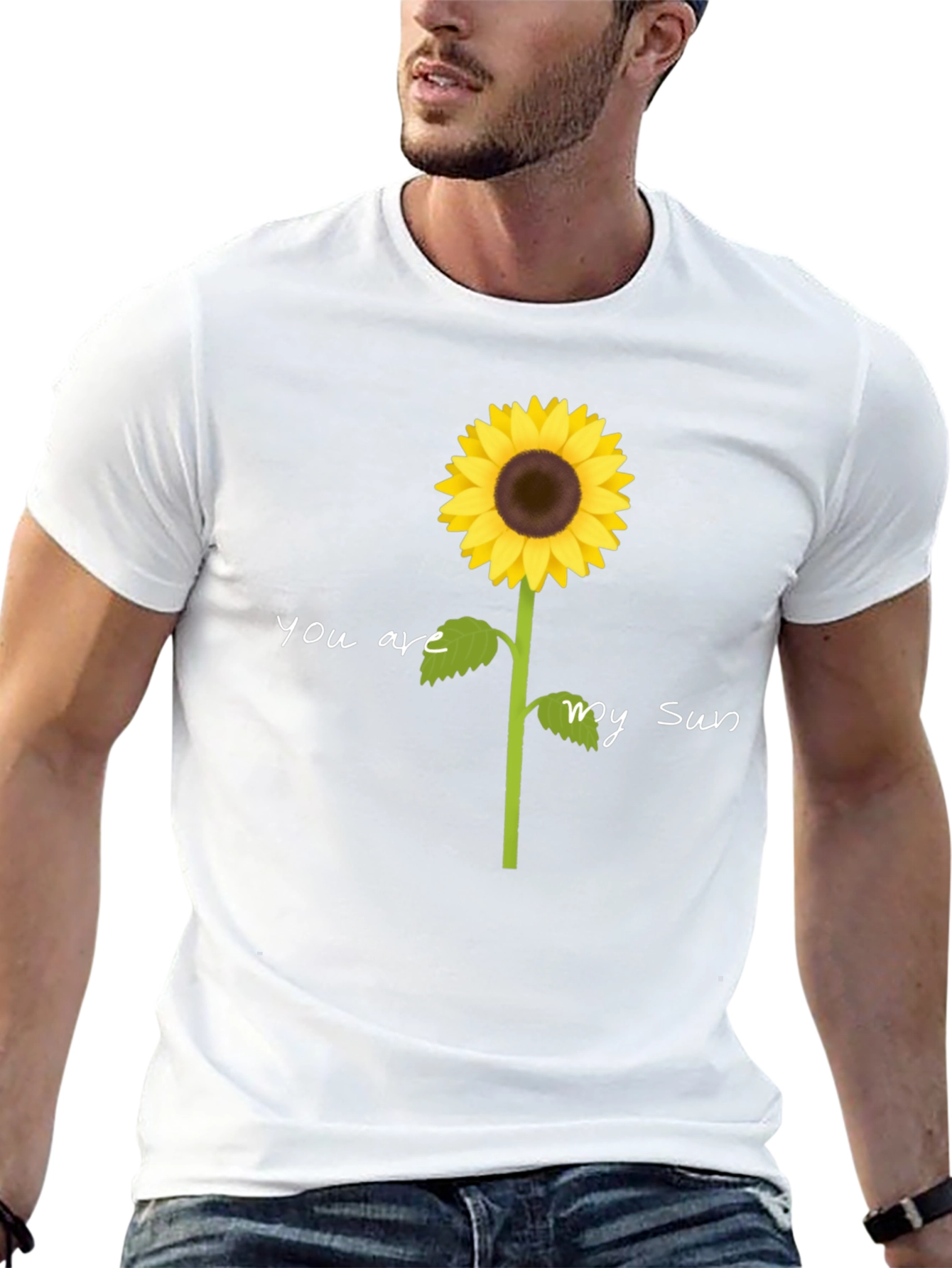 Black You Are My Sun Sunflower Graphic Tee view 13