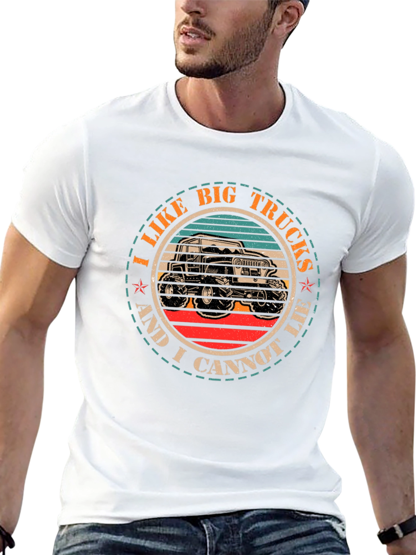 Black I Like Big Trucks T-Shirt view 13