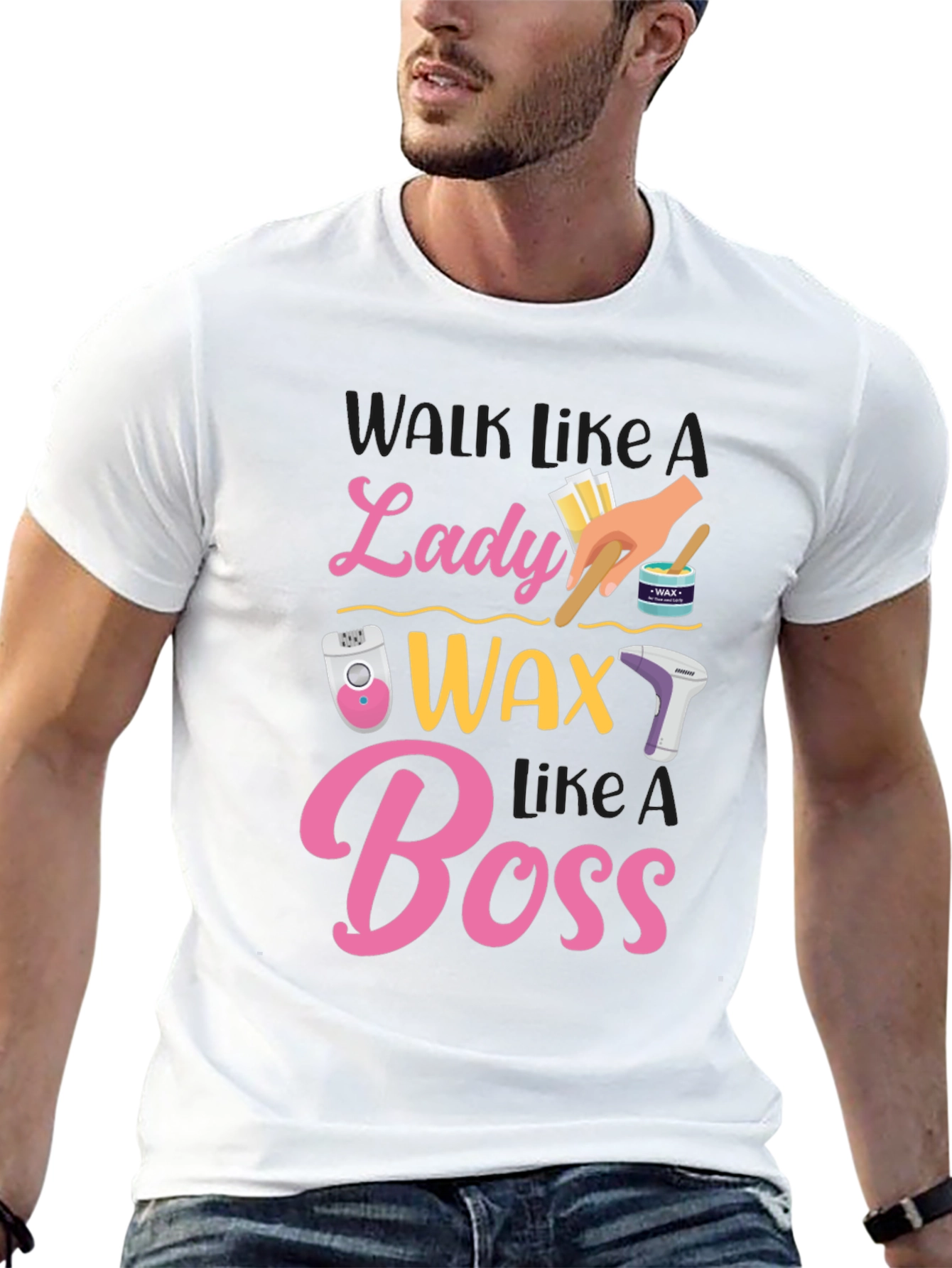 Wax Like A Lady Boss T-Shirt - 13