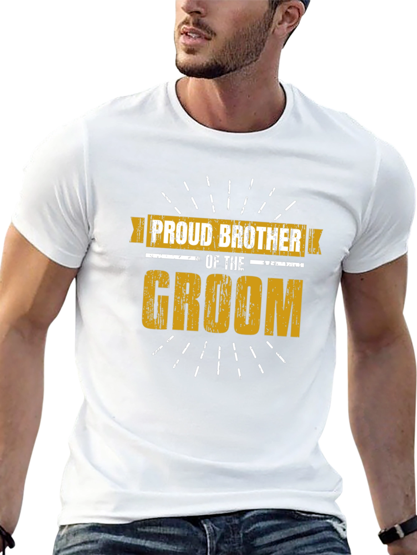 Proud Brother of the Groom T-Shirt - 13