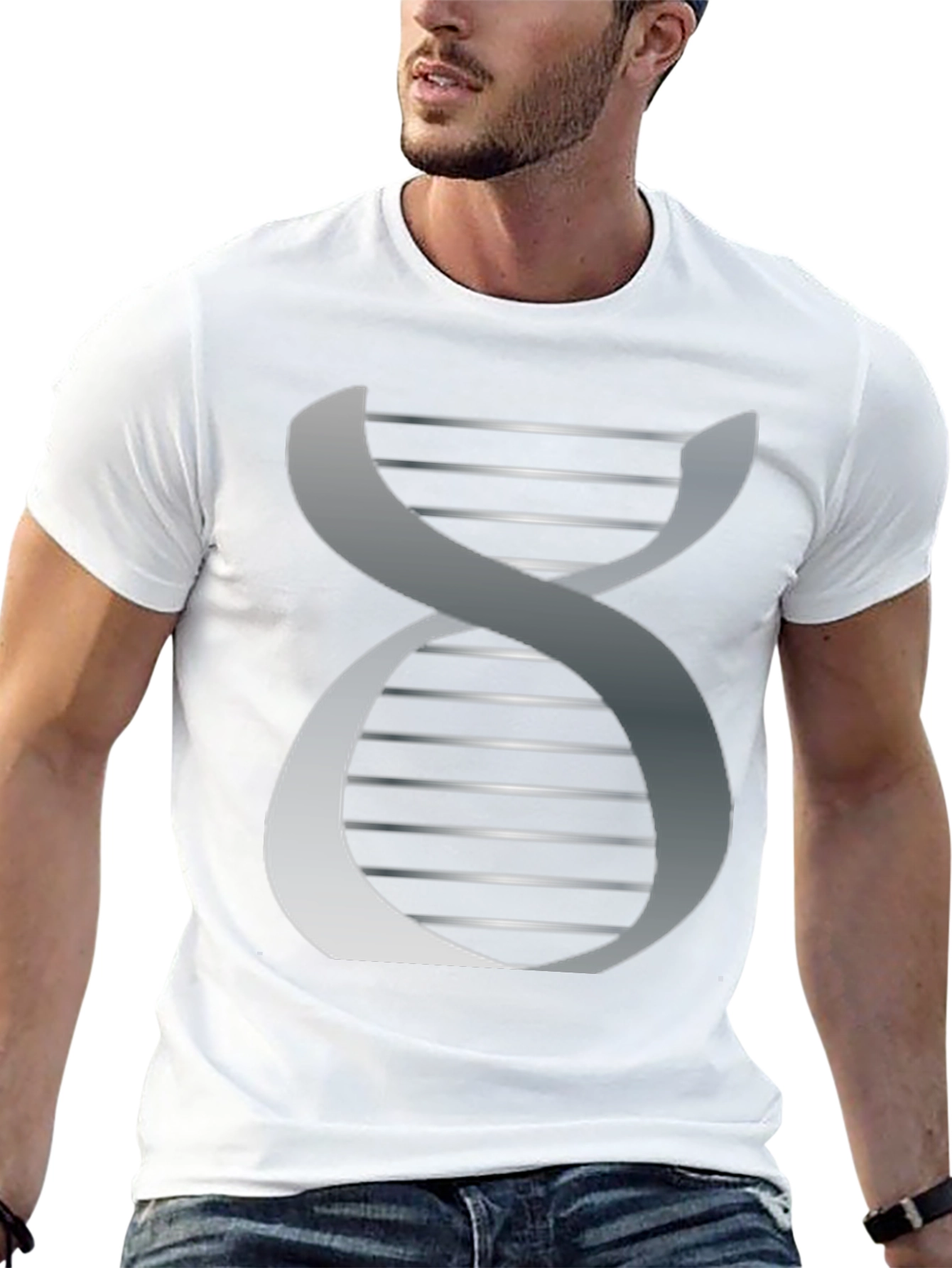 DNA Graphic Tee - Science Inspired Design - 13