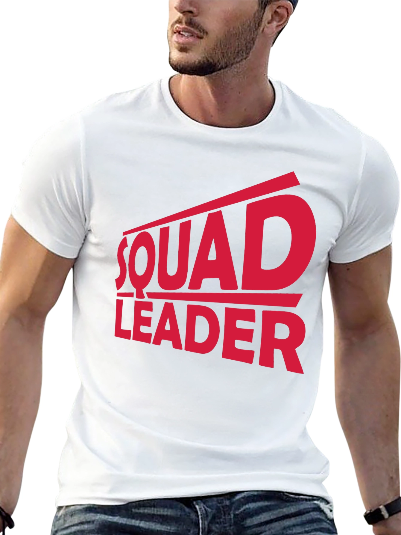 Black Squad Leader T-Shirt view 13