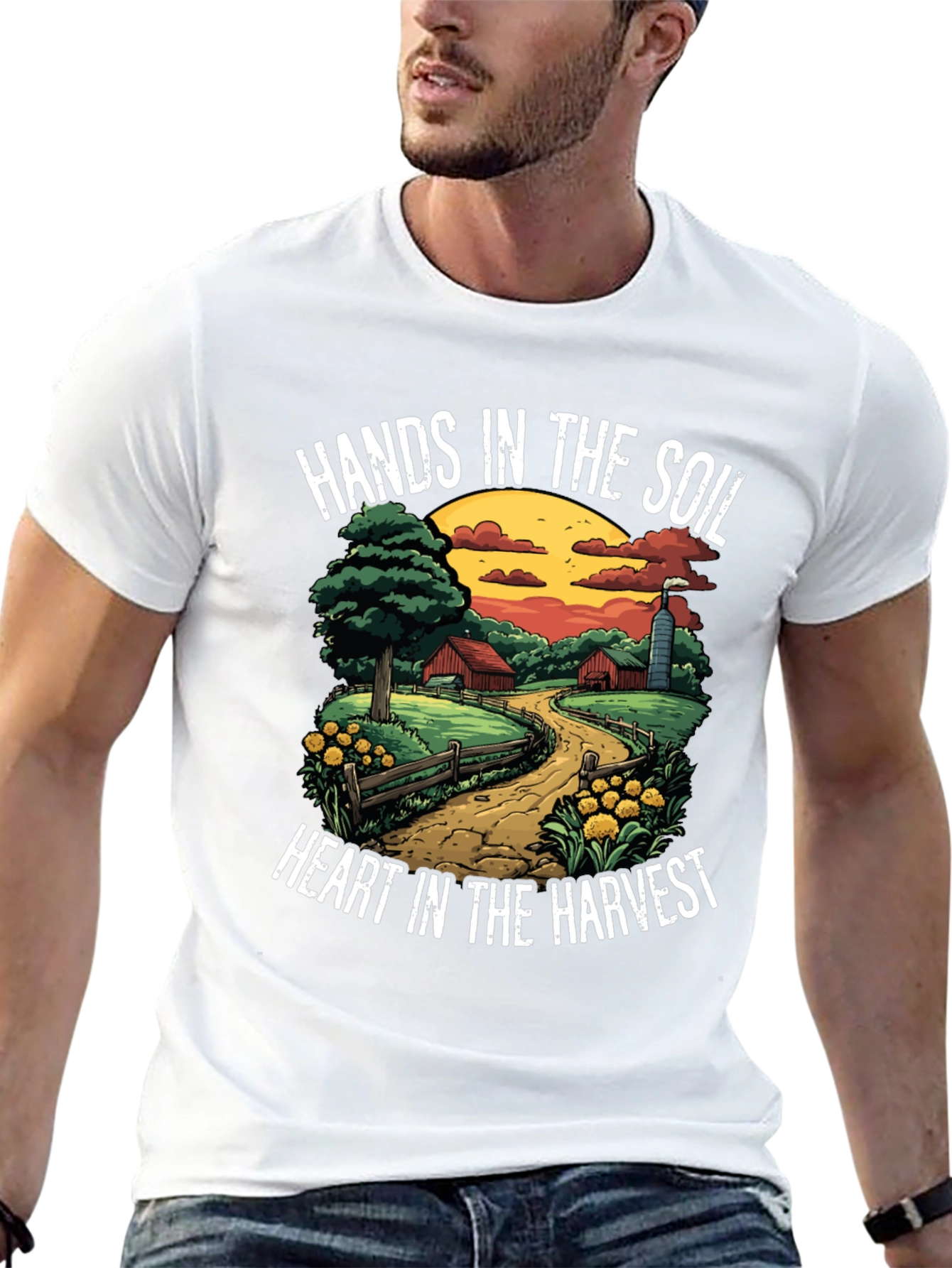 Hands in the Soil Farm Graphic Tee - 13