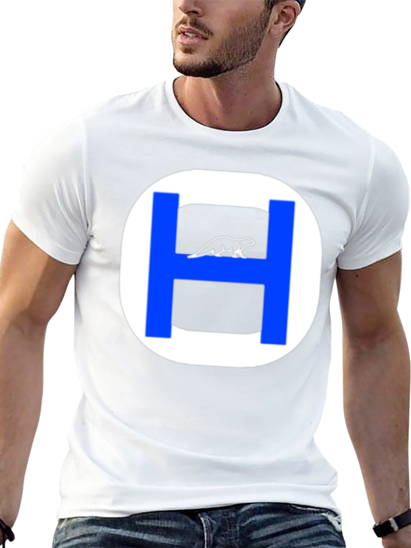 Black Otter-Hausen Funny T-Shirt | Black Tee view 13