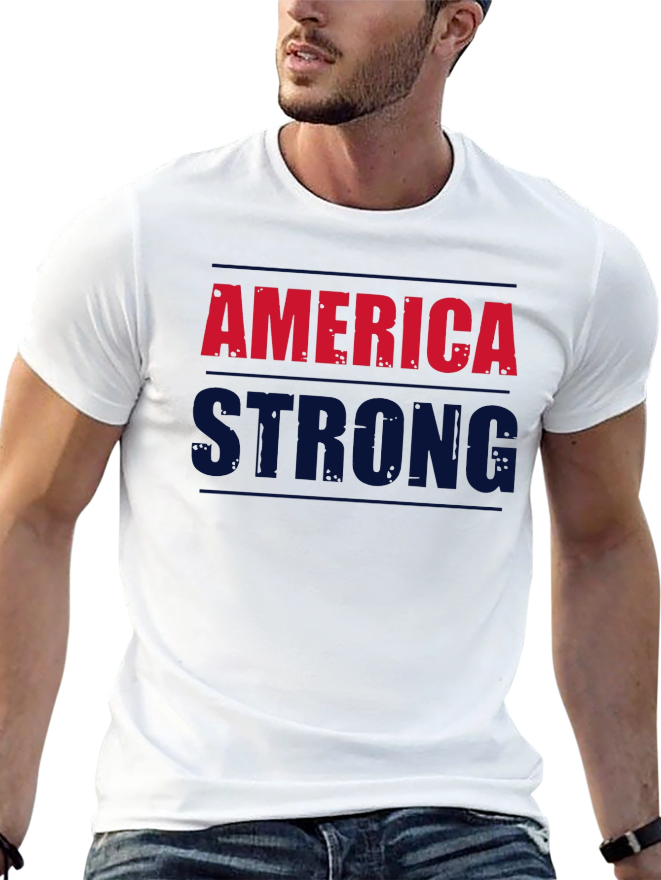 Black America Strong Graphic T-Shirt view 13