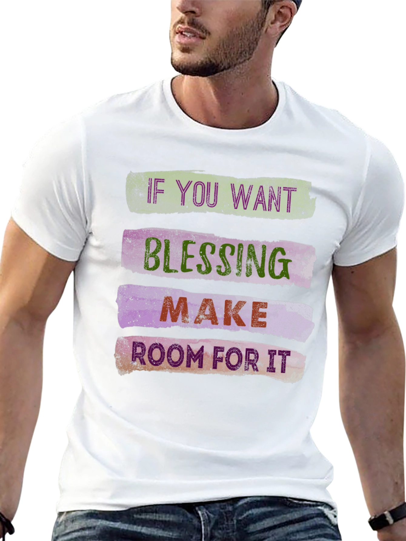 Black Blessing Graphic Tee - Make Room For It Shirt view 13