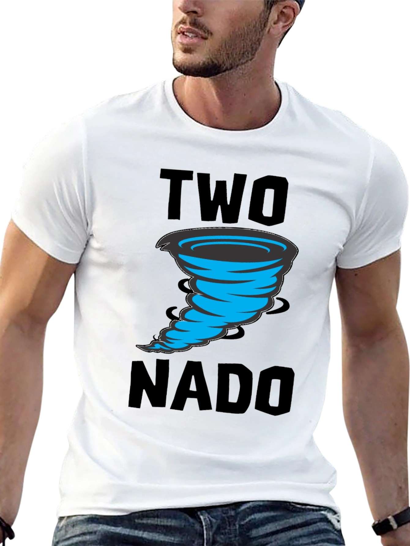 Black Two-nado Graphic T-Shirt view 13