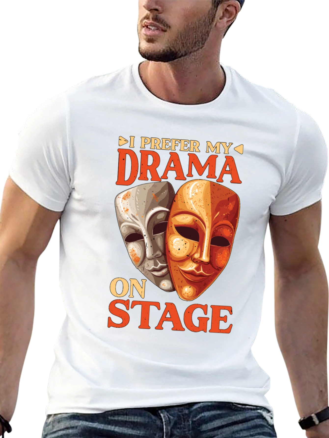 Black Drama On Stage Graphic Tee view 13
