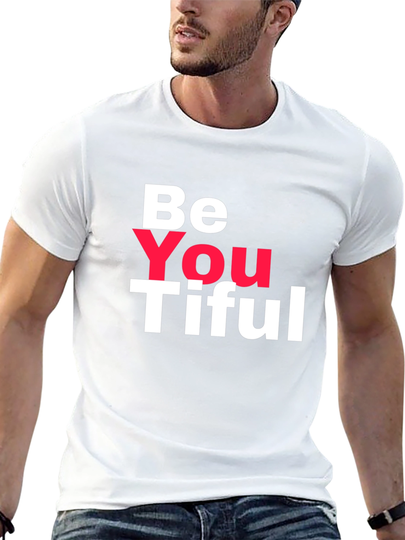 Black Be You Tiful Black T-Shirt view 13