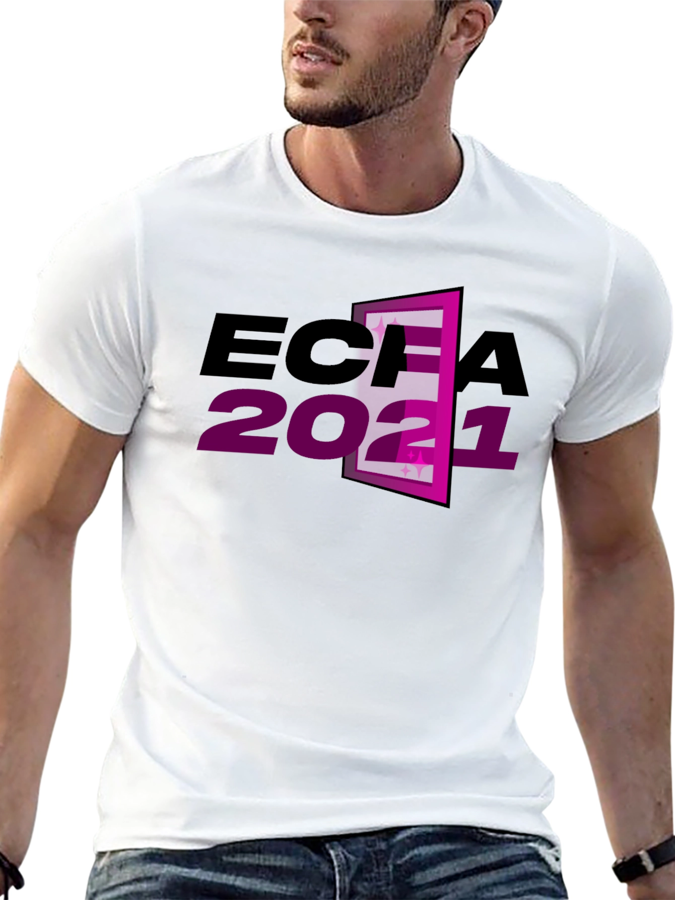 Black ECIA 2021 Graphic Tee view 13