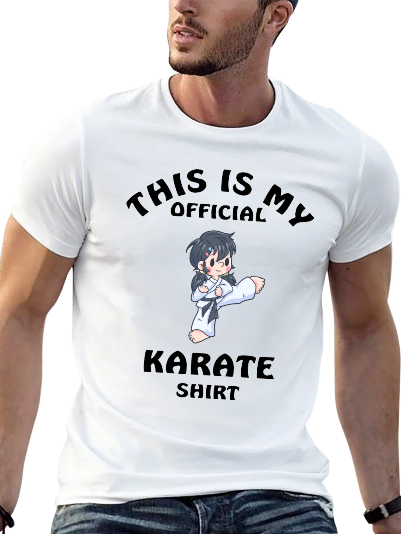 Black Karate Official T-Shirt view 13