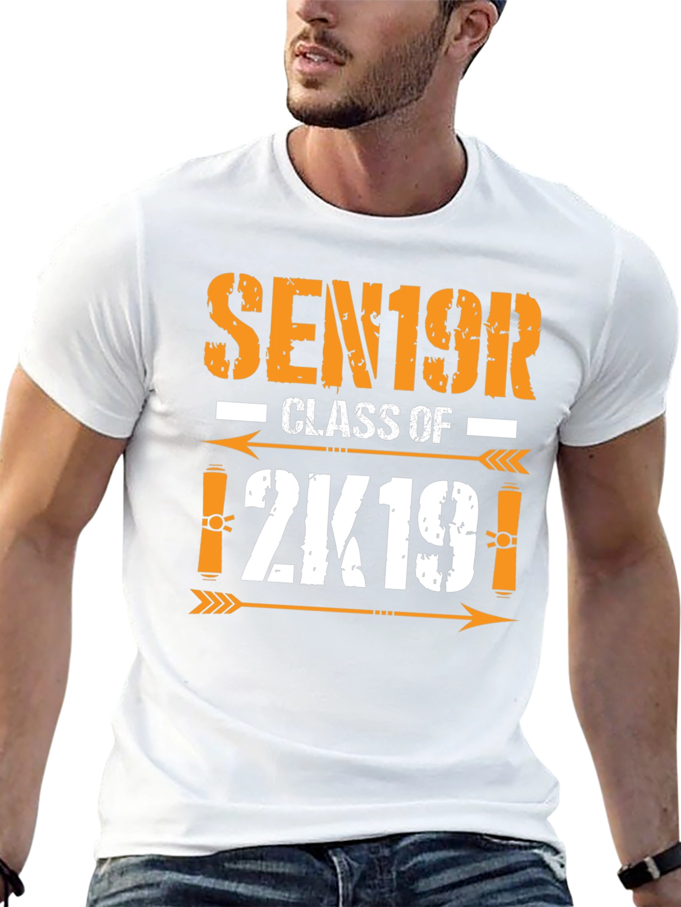 Black Senior Class of 2K19 T-Shirt view 13