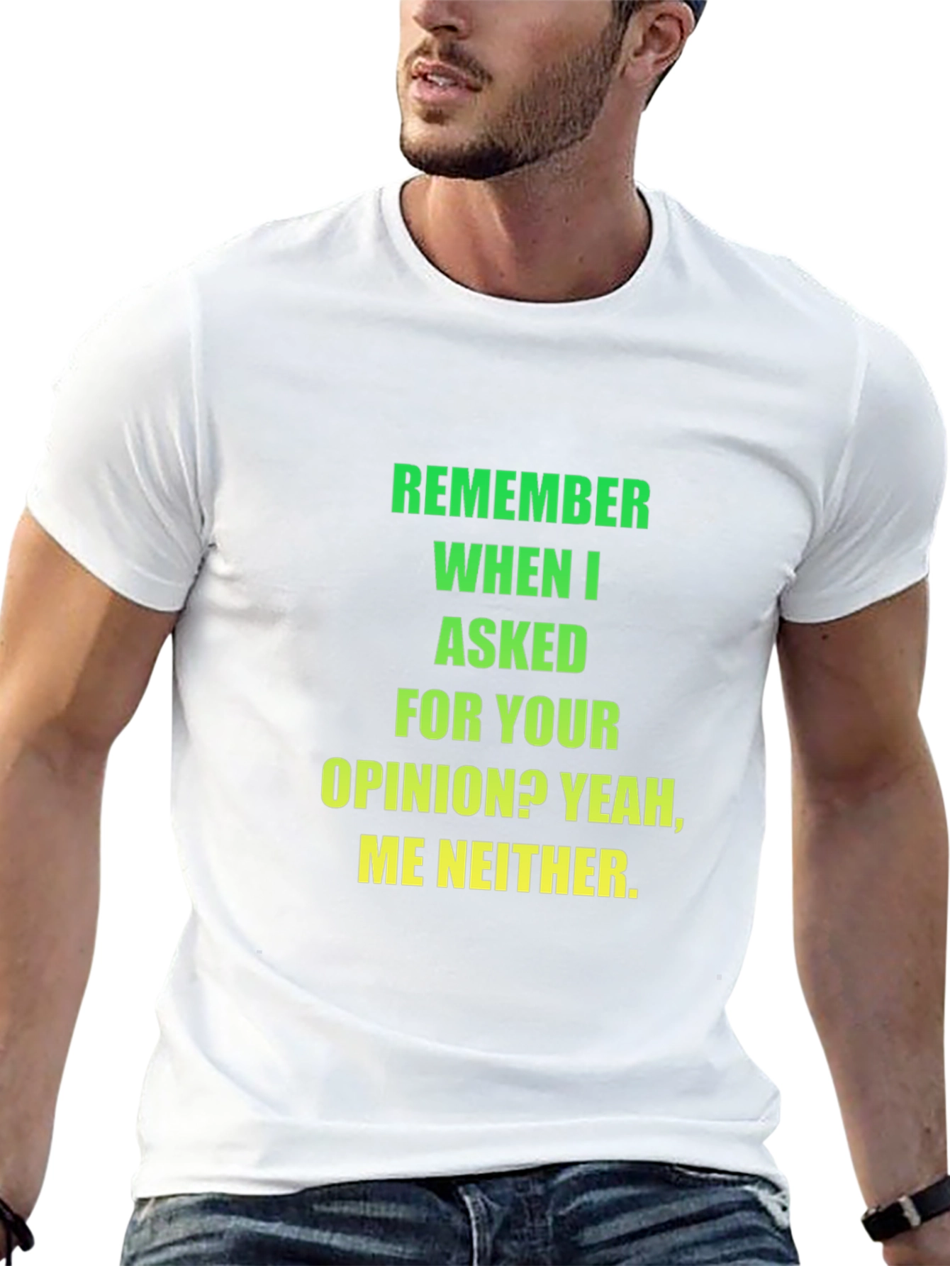 Black Funny Opinion T-Shirt - Sarcastic Statement Tee view 13