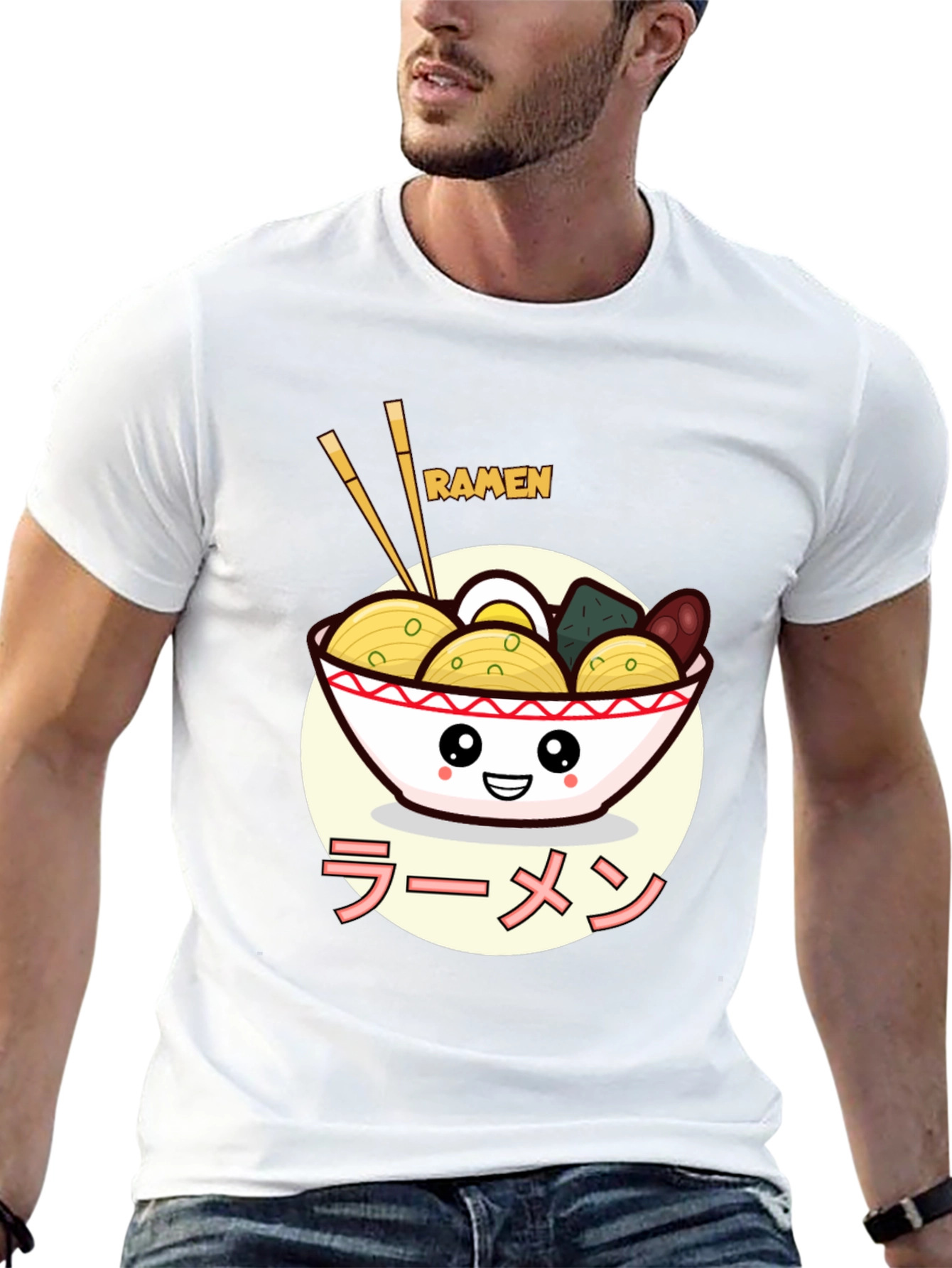 Ramen Bowl Graphic Tee - Cute Anime Food T-Shirt - 13