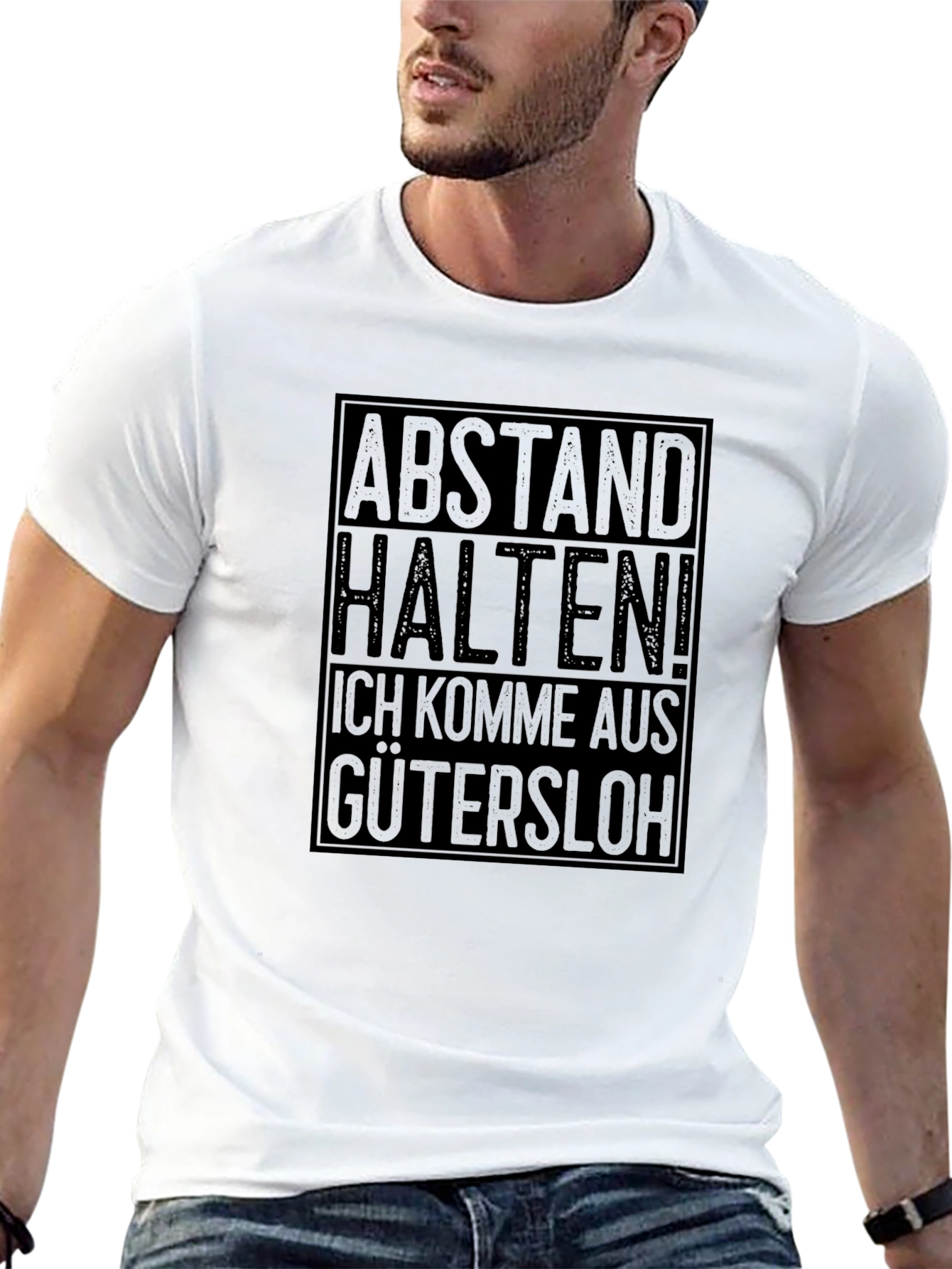 Black Abstand Halten Gütersloh Black T-Shirt view 13