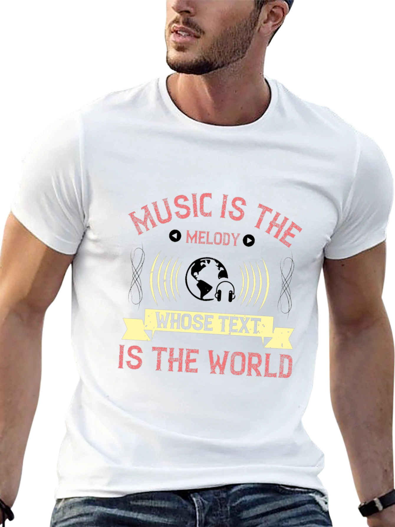Black Music is the Melody T-Shirt view 13