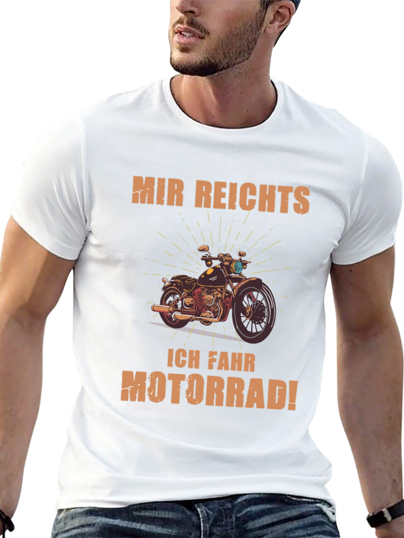 Black Mir Reichts Ich Fahr Motorrad T-Shirt view 13