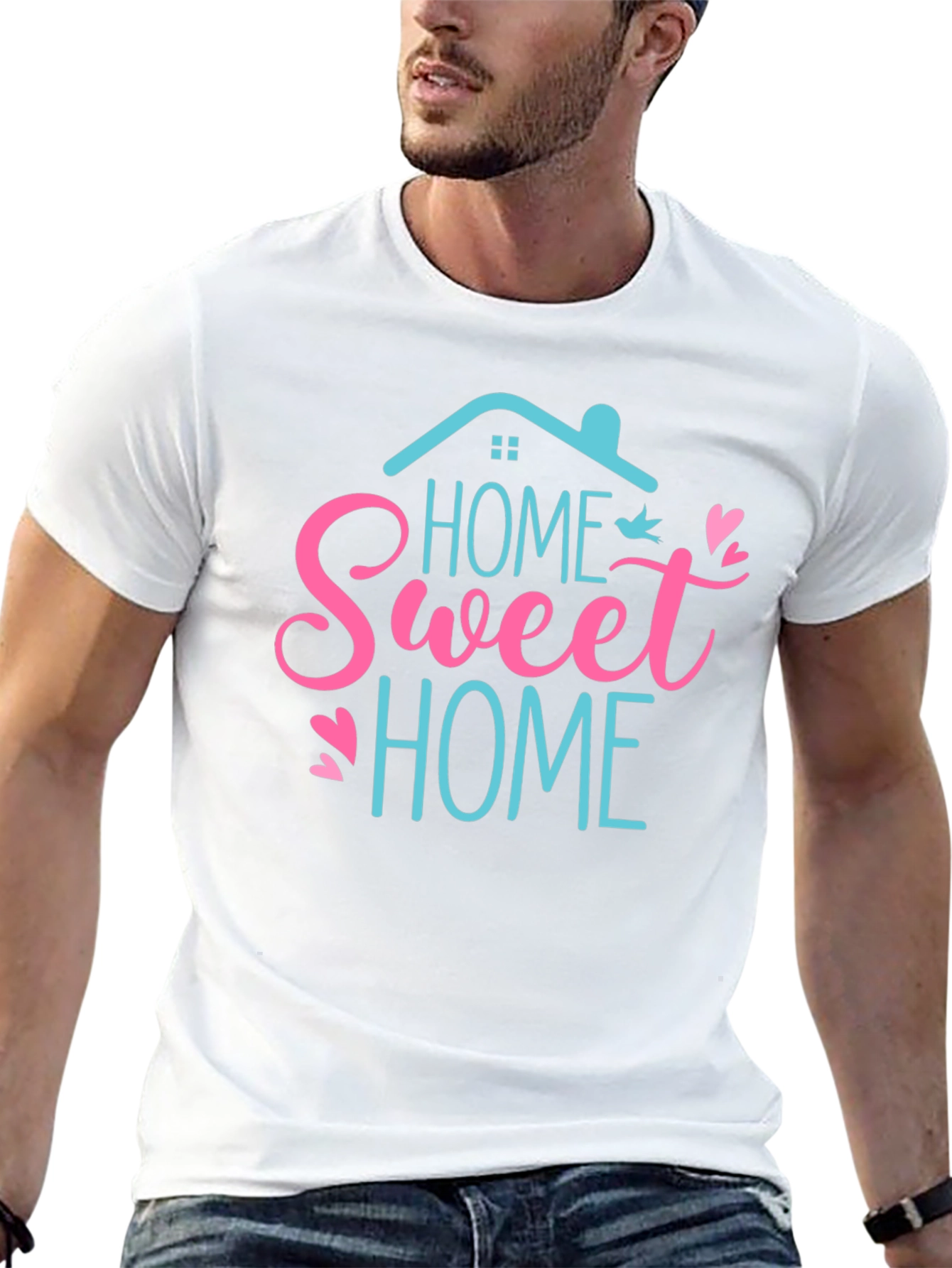 Black Home Sweet Home Graphic Tee - Comfort Fit view 13