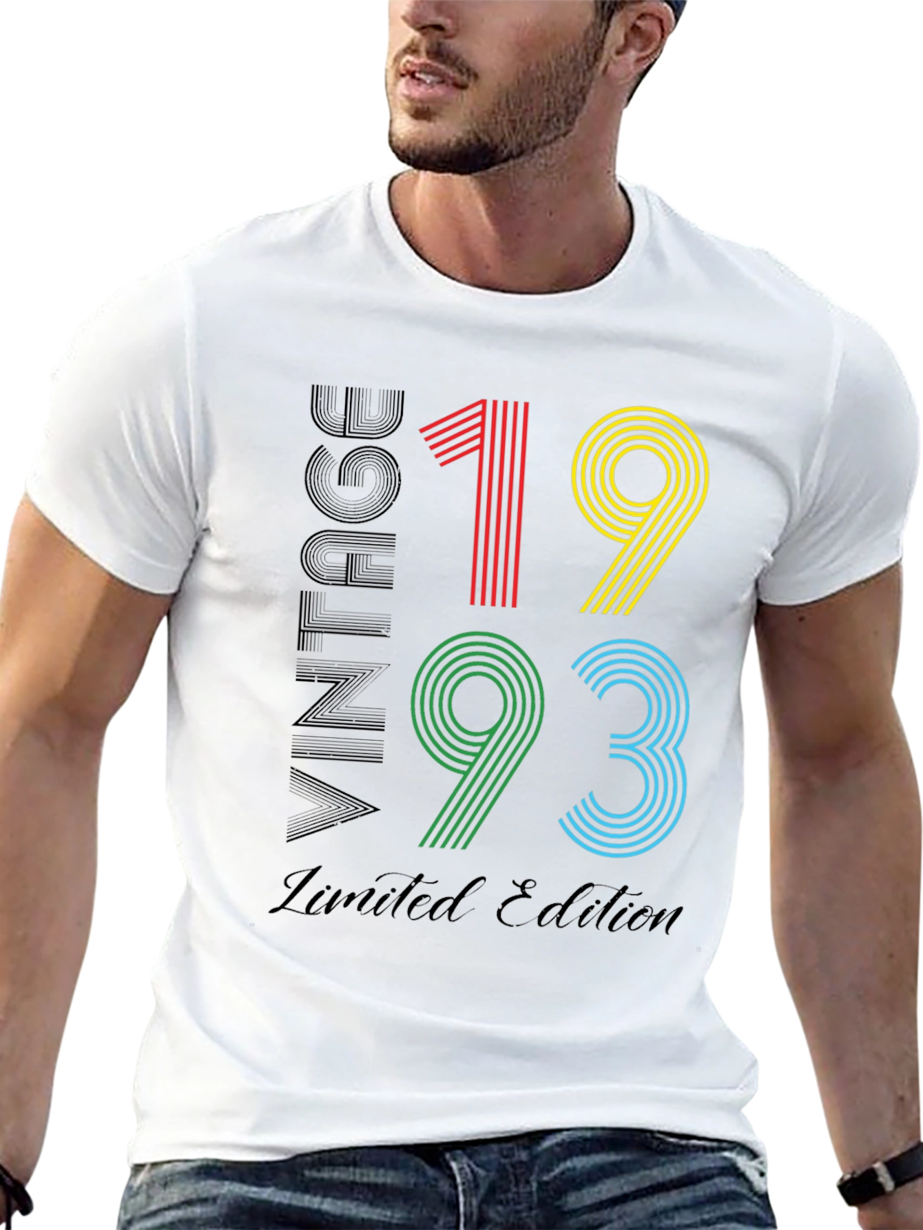 Black Vintage 1993 Limited Edition T-Shirt view 13
