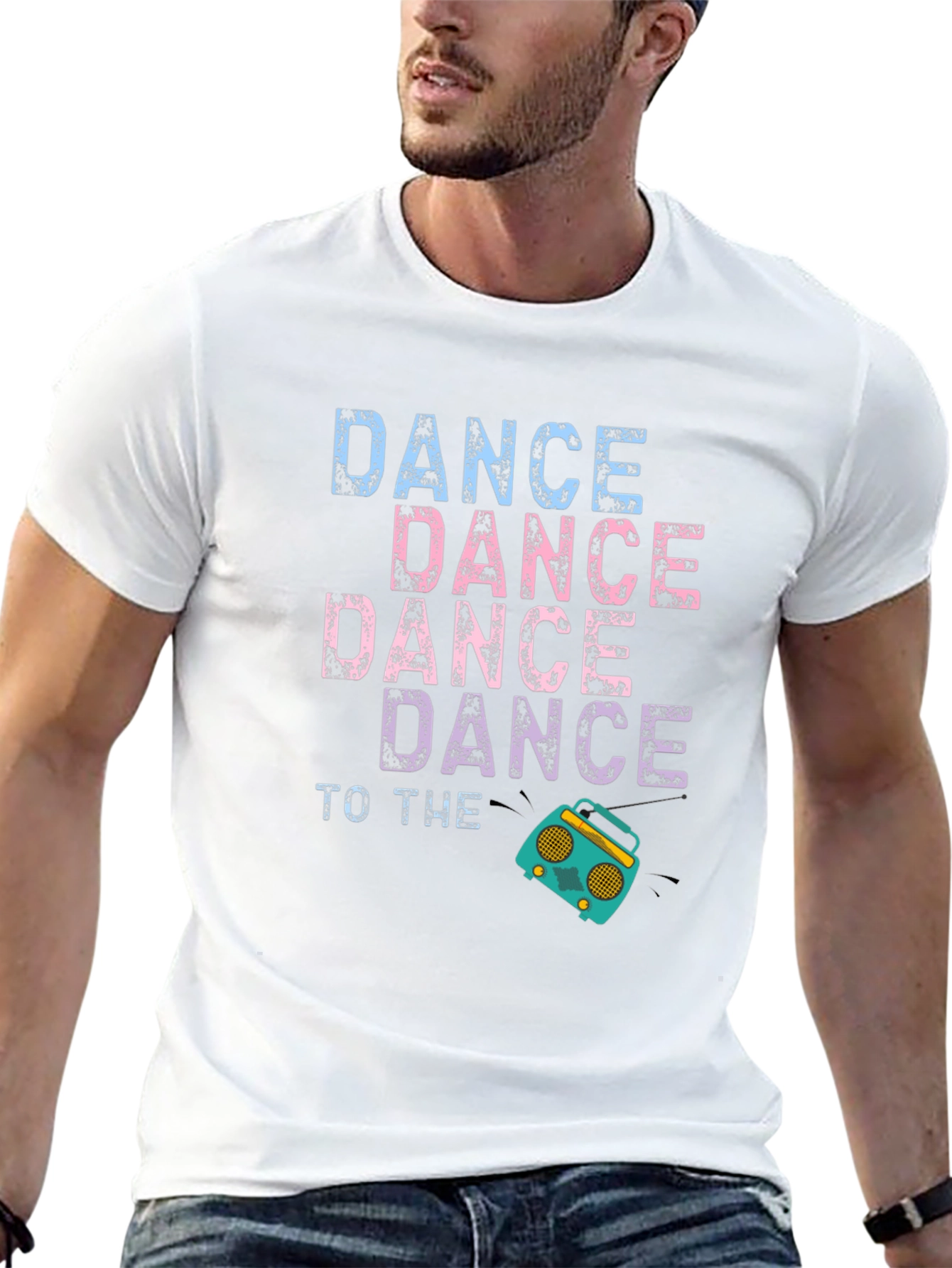Black Dance To The Beat Graphic Tee view 13