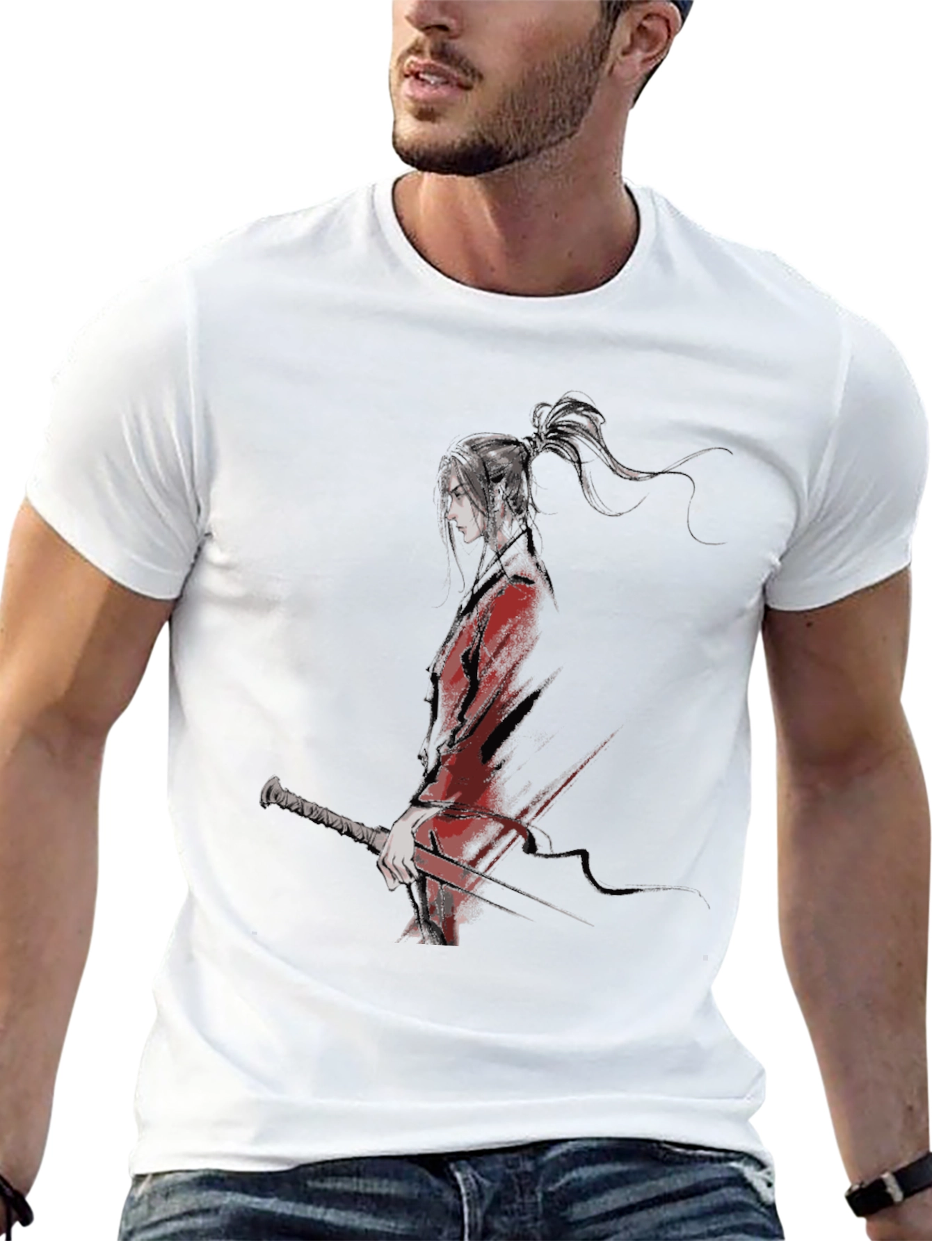 Anime Manga Inspired T-Shirt - Black - 13