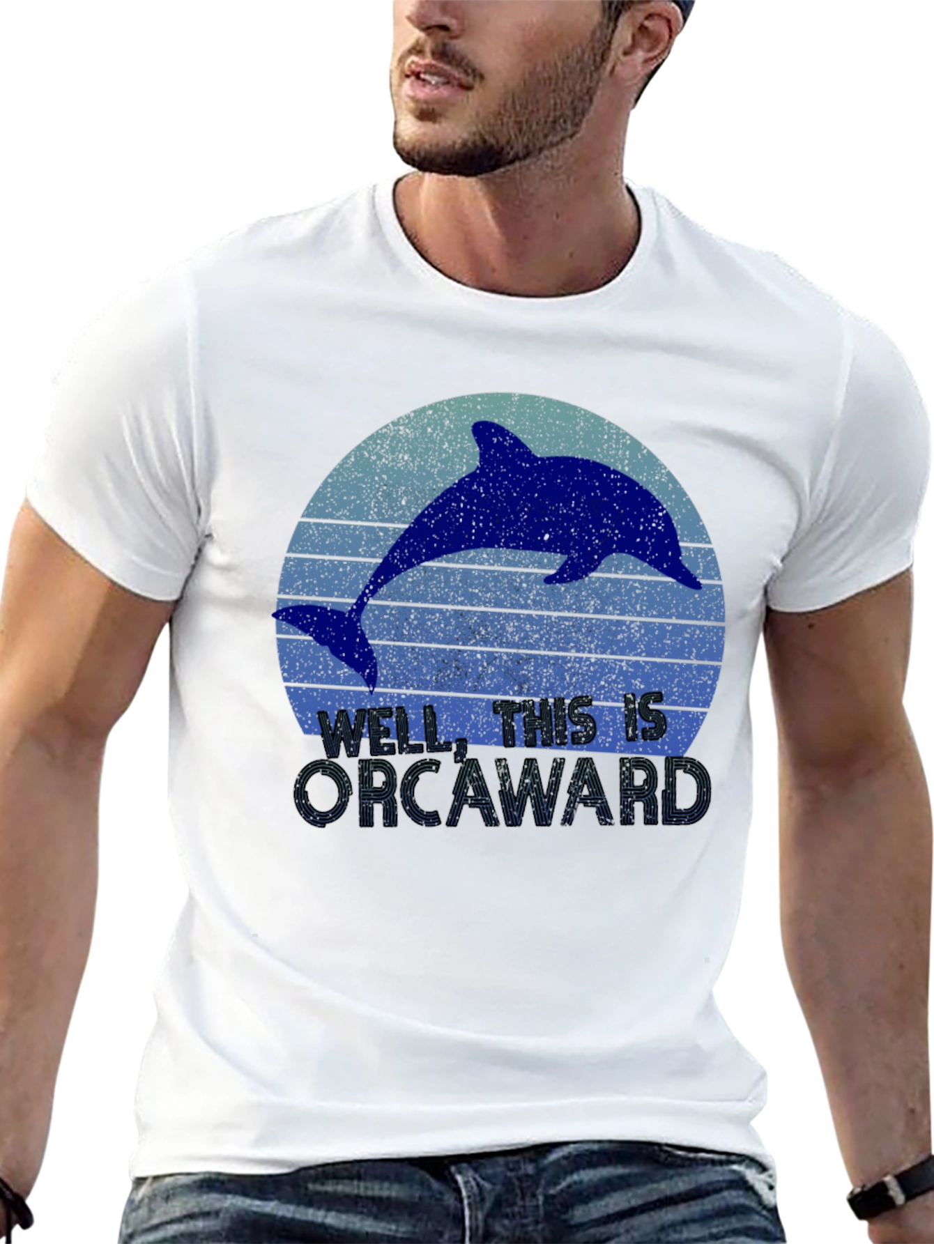 Orcaward Dolphin Graphic Tee - Black - 13