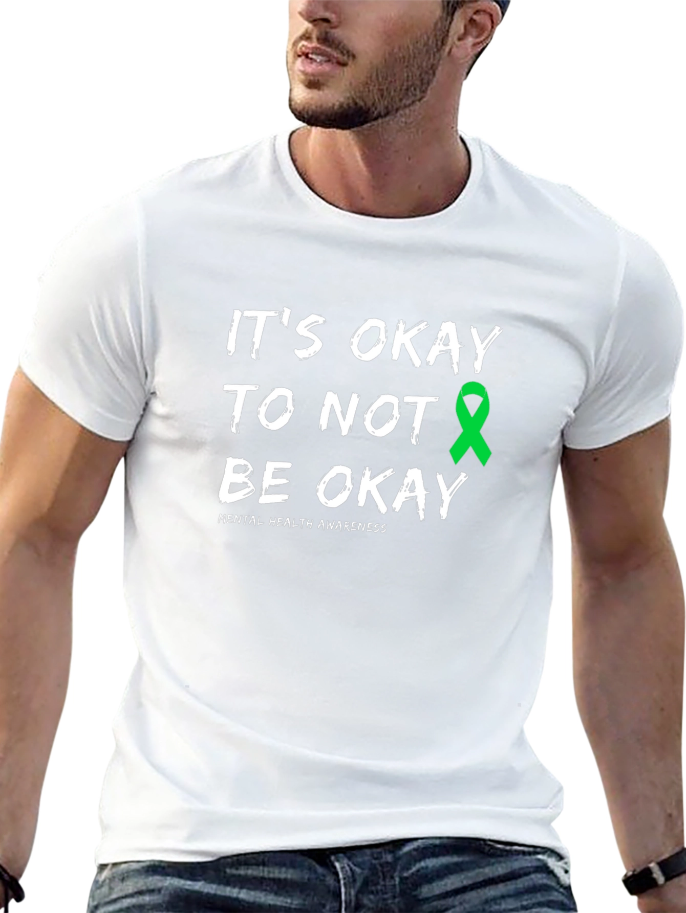 Black Mental Health Awareness T-Shirt: It's Okay to Not Be Okay view 13