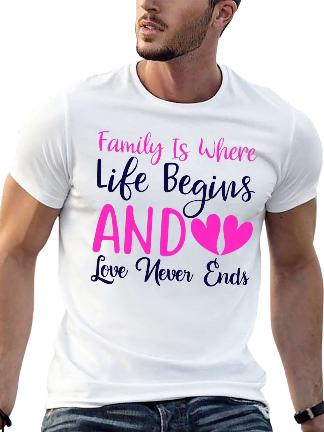 Family is Where Life Begins T-Shirt - 13