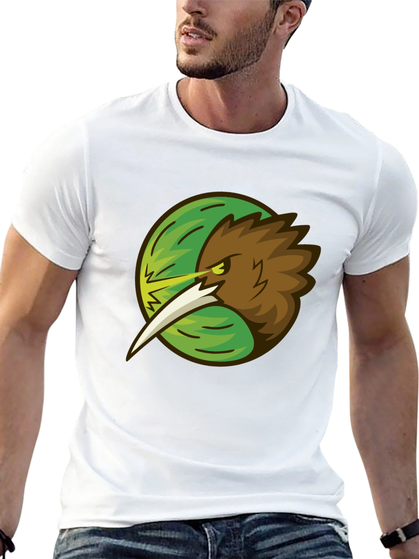 Black Kiwi Bird Graphic Tee - Stylish Black T-Shirt view 13