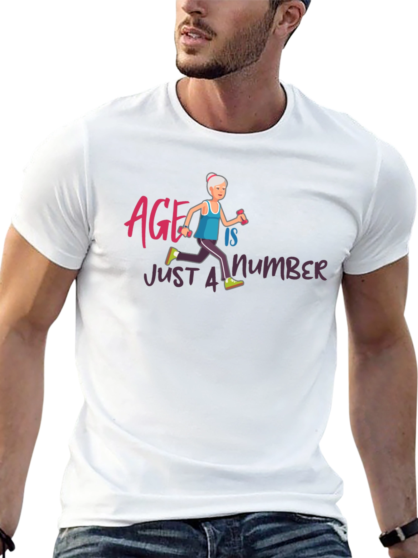 Black Age is Just a Number T-Shirt view 13