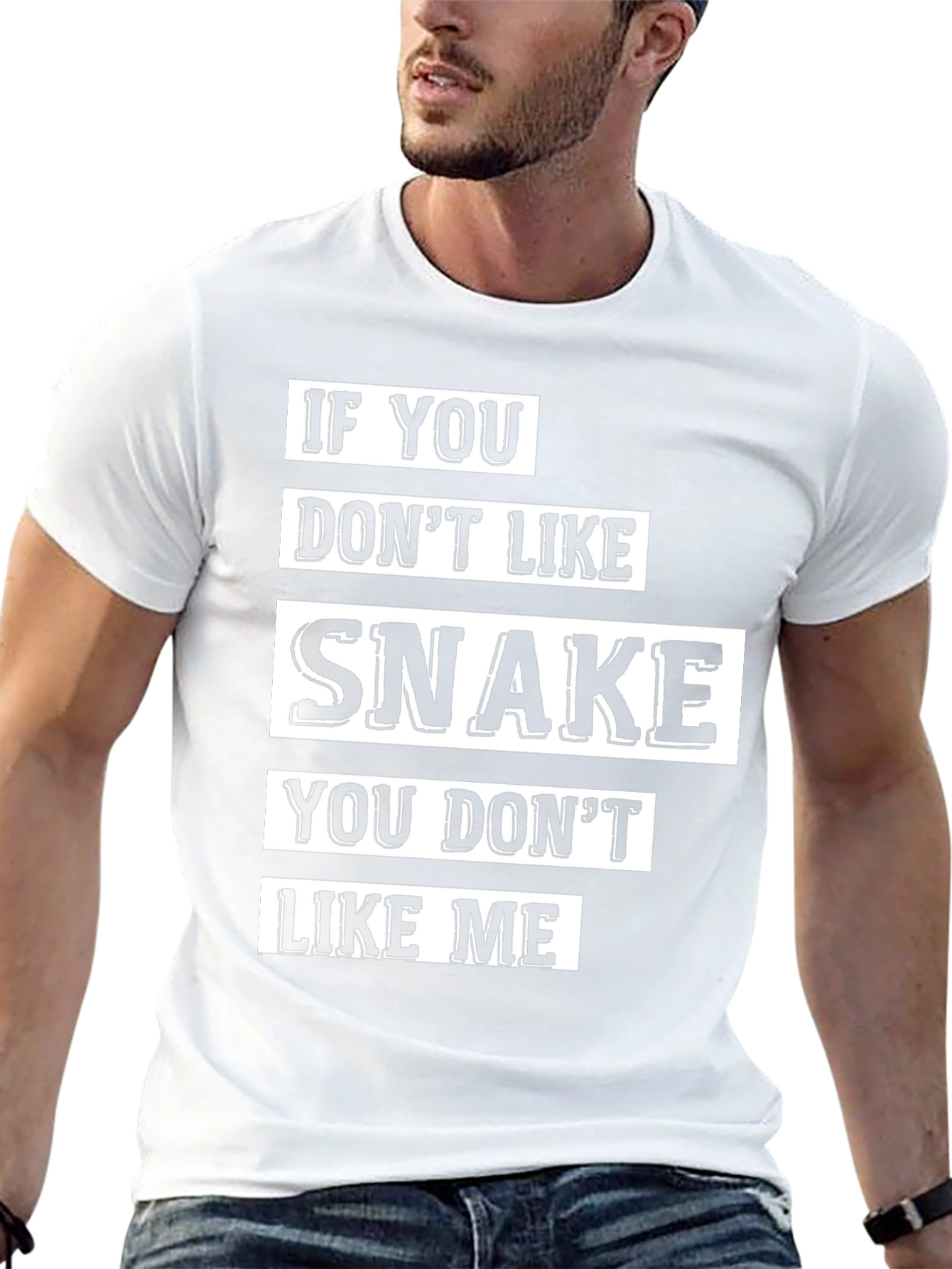 Black Snake Lover T-Shirt - If You Don't Like Snake Graphic Tee view 13