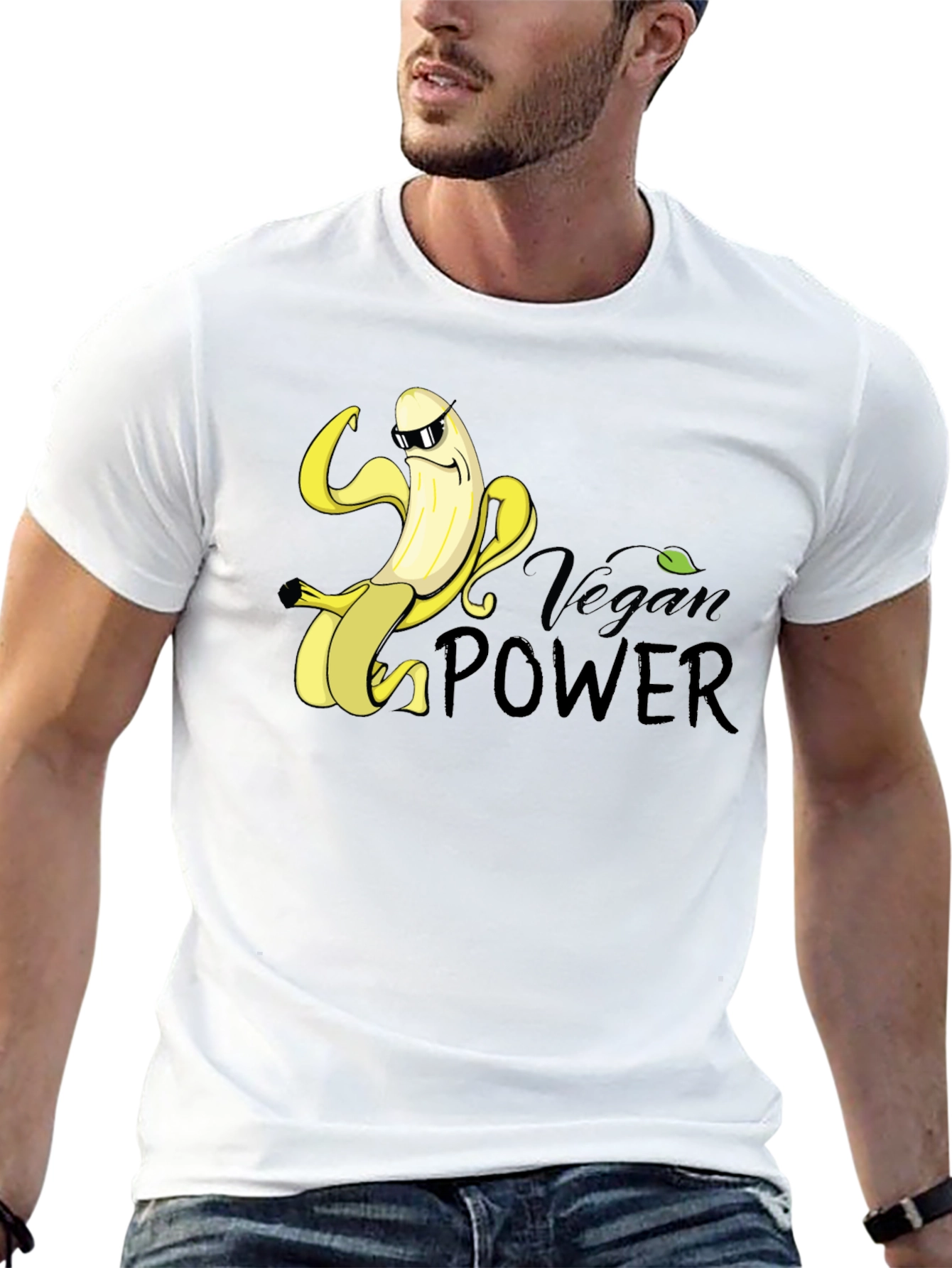 Vegan Power Banana Graphic Tee - 13