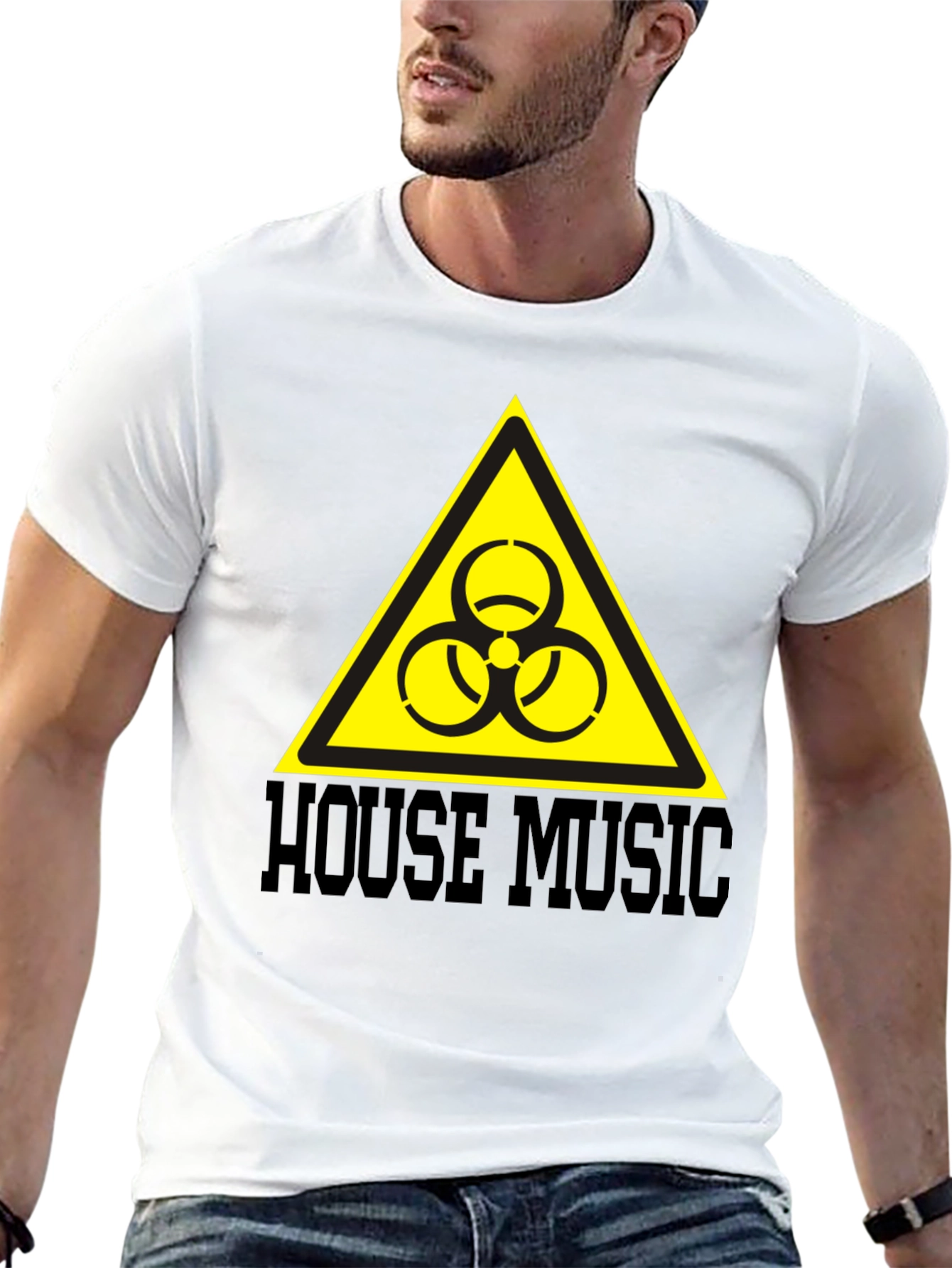 Black House Music Biohazard T-Shirt - Caution: May Cause Dancing! view 13