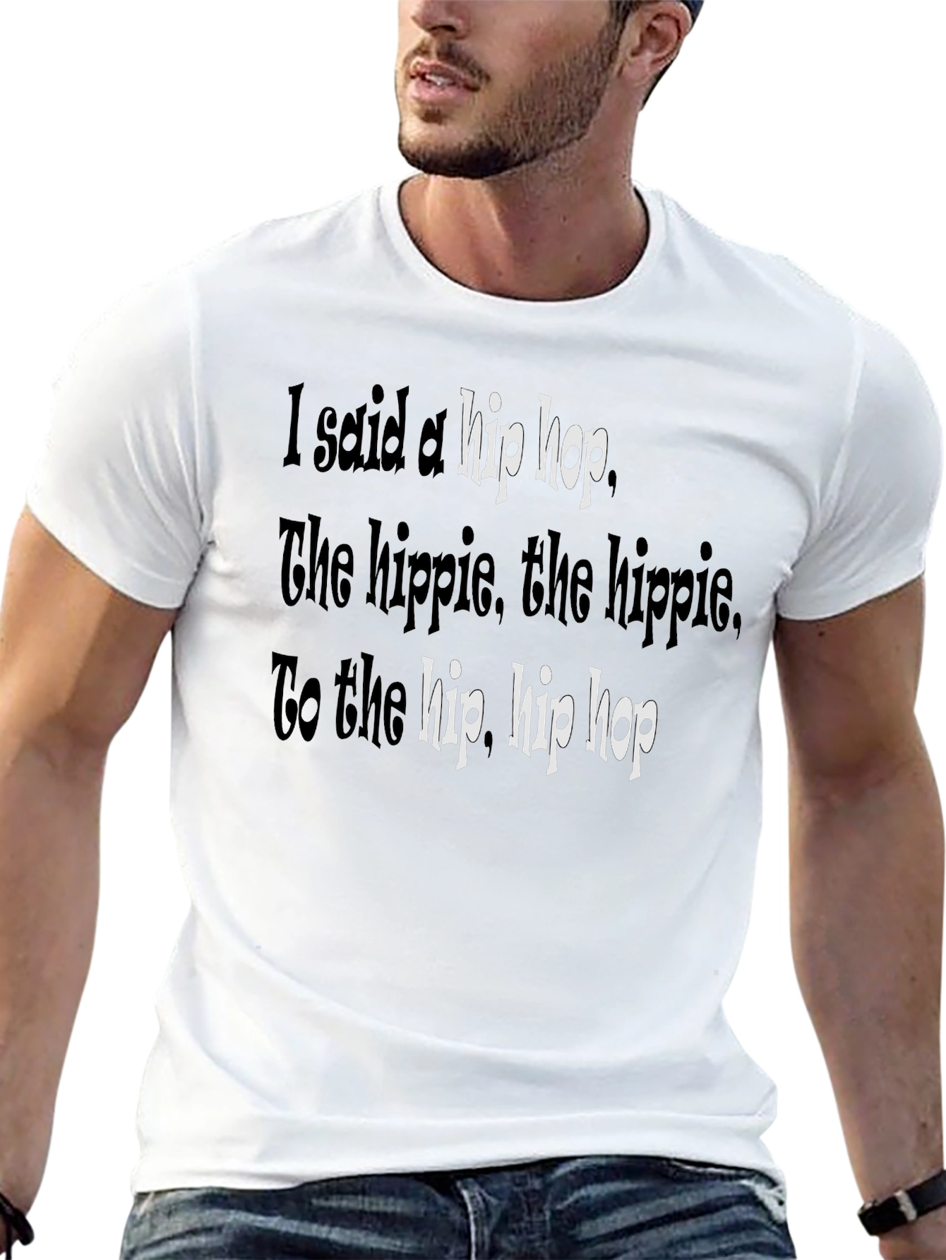 Hip Hop Lyric T-Shirt - Iconic 80s Style - 13