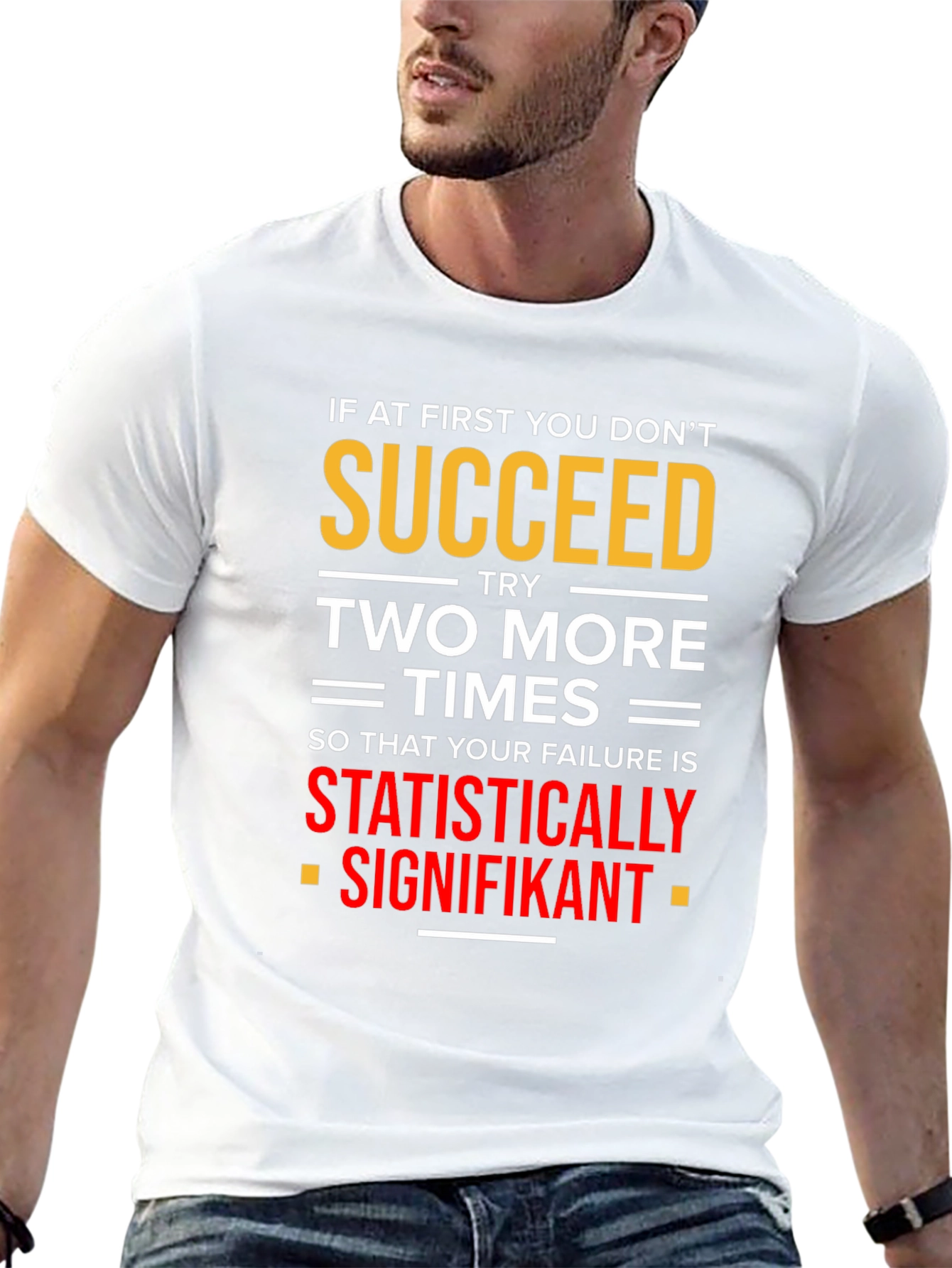Black Statistically Signifikant Humor T-Shirt view 13