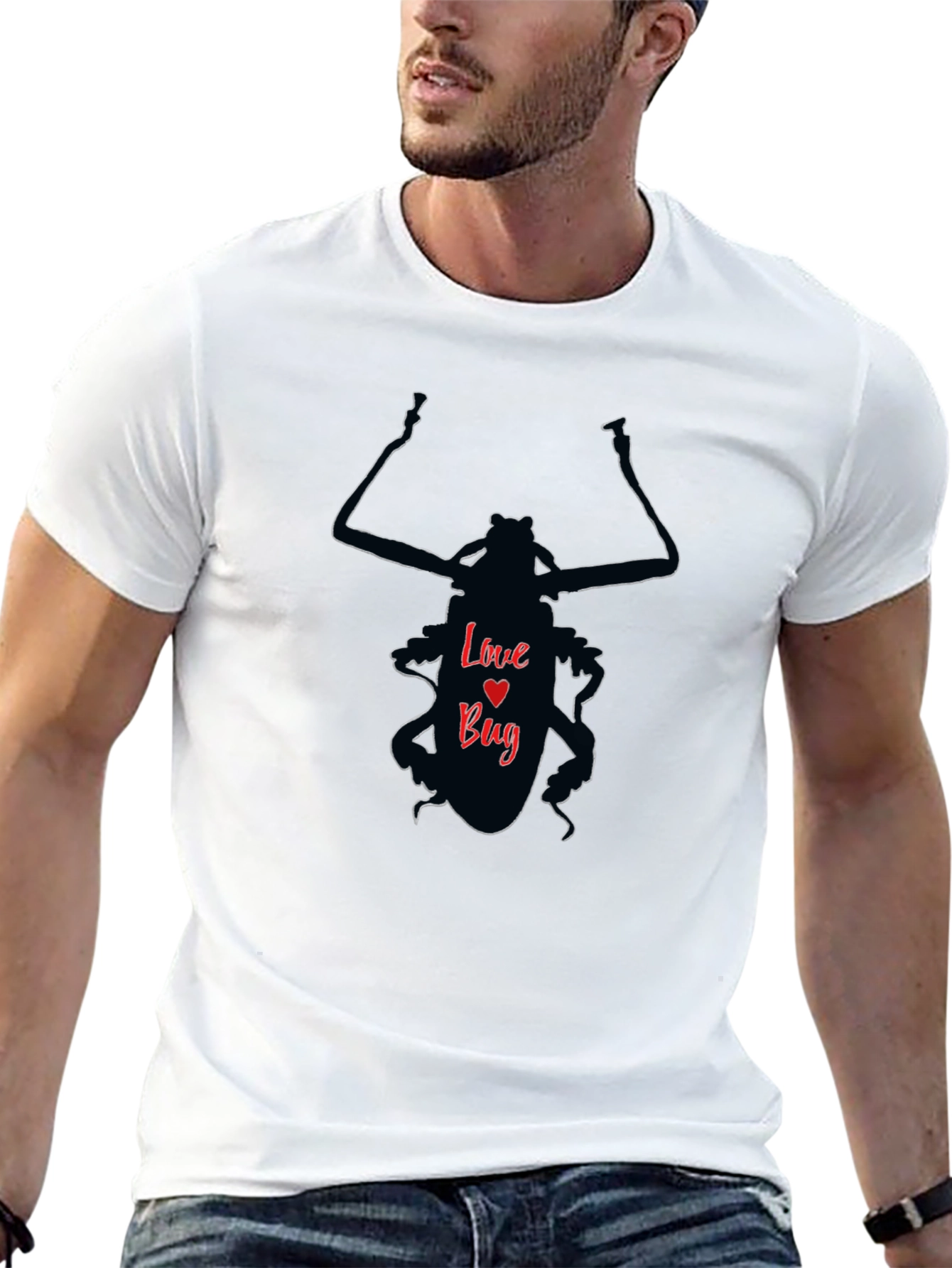 Love Bug T-Shirt - Fun Insect Valentine's Day Tee - 13