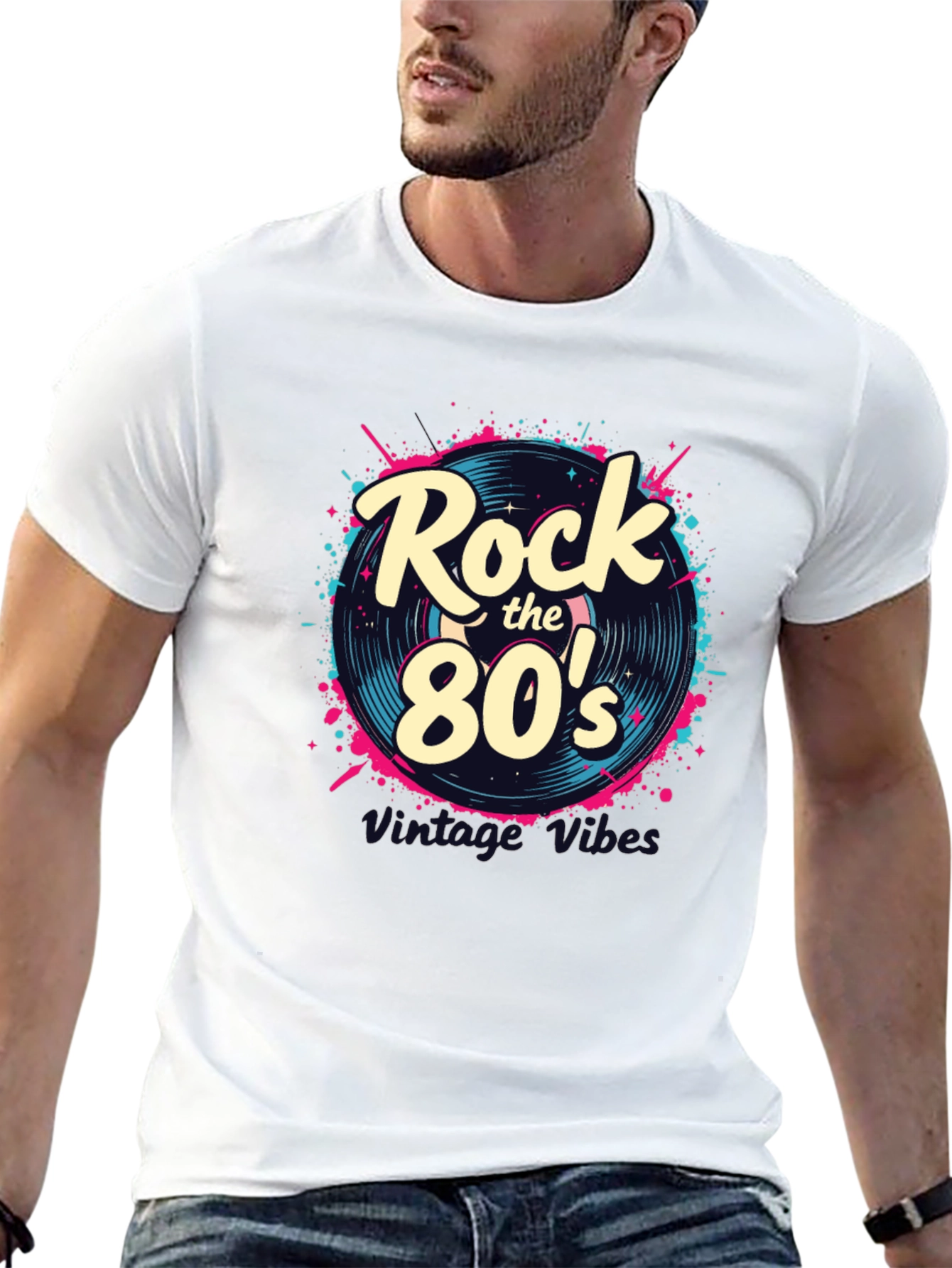 Black Rock the 80's Vintage Graphic Tee view 13